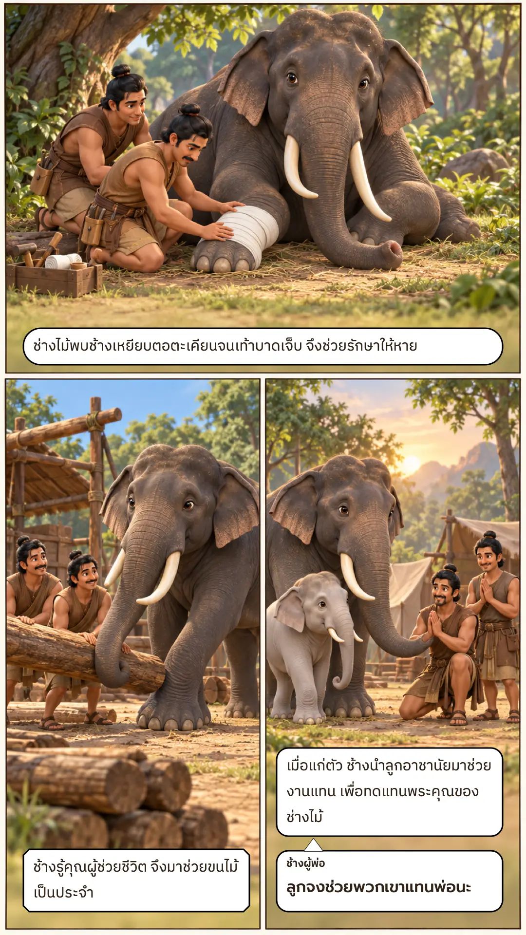 อลีนจิตตชาดก ตอนที่ ๑ หน้า ๓