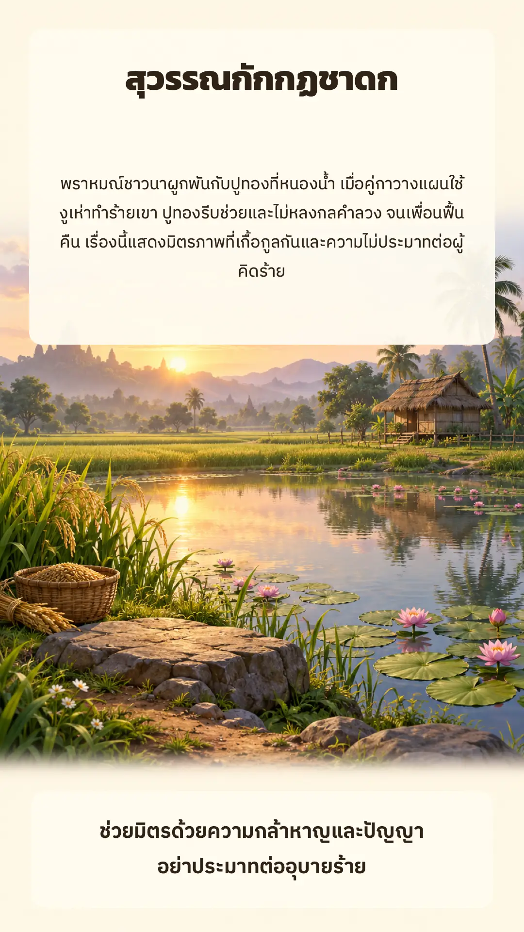 สุวรรณกักกฏชาดก ตอนที่ ๑ หน้า ๙