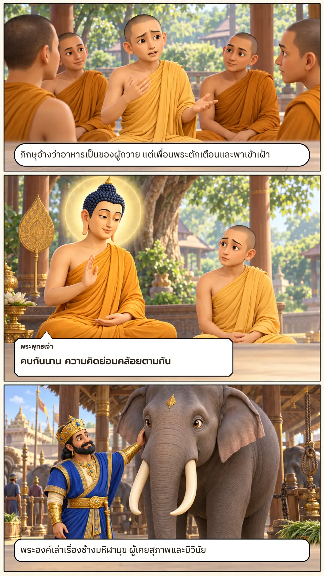 มหิฬามุขชาดก ตอนที่ ๑ หน้า ๓