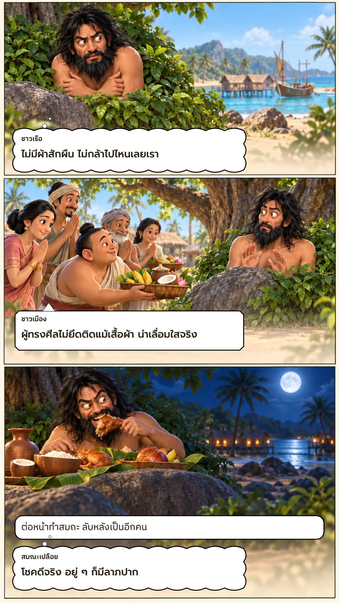 ปัณฑรกชาดก ตอนที่ ๑ หน้า ๓