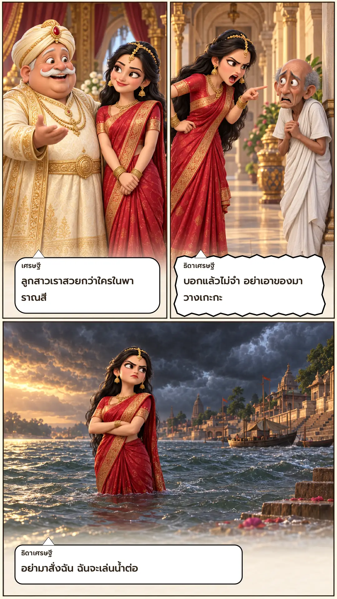 ตักกบัณฑิตชาดก ตอนที่ ๑ หน้า ๓