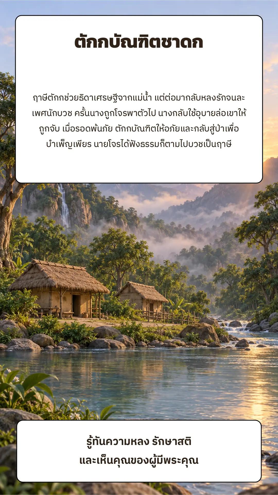 ตักกบัณฑิตชาดก ตอนที่ ๑ หน้า ๑๑