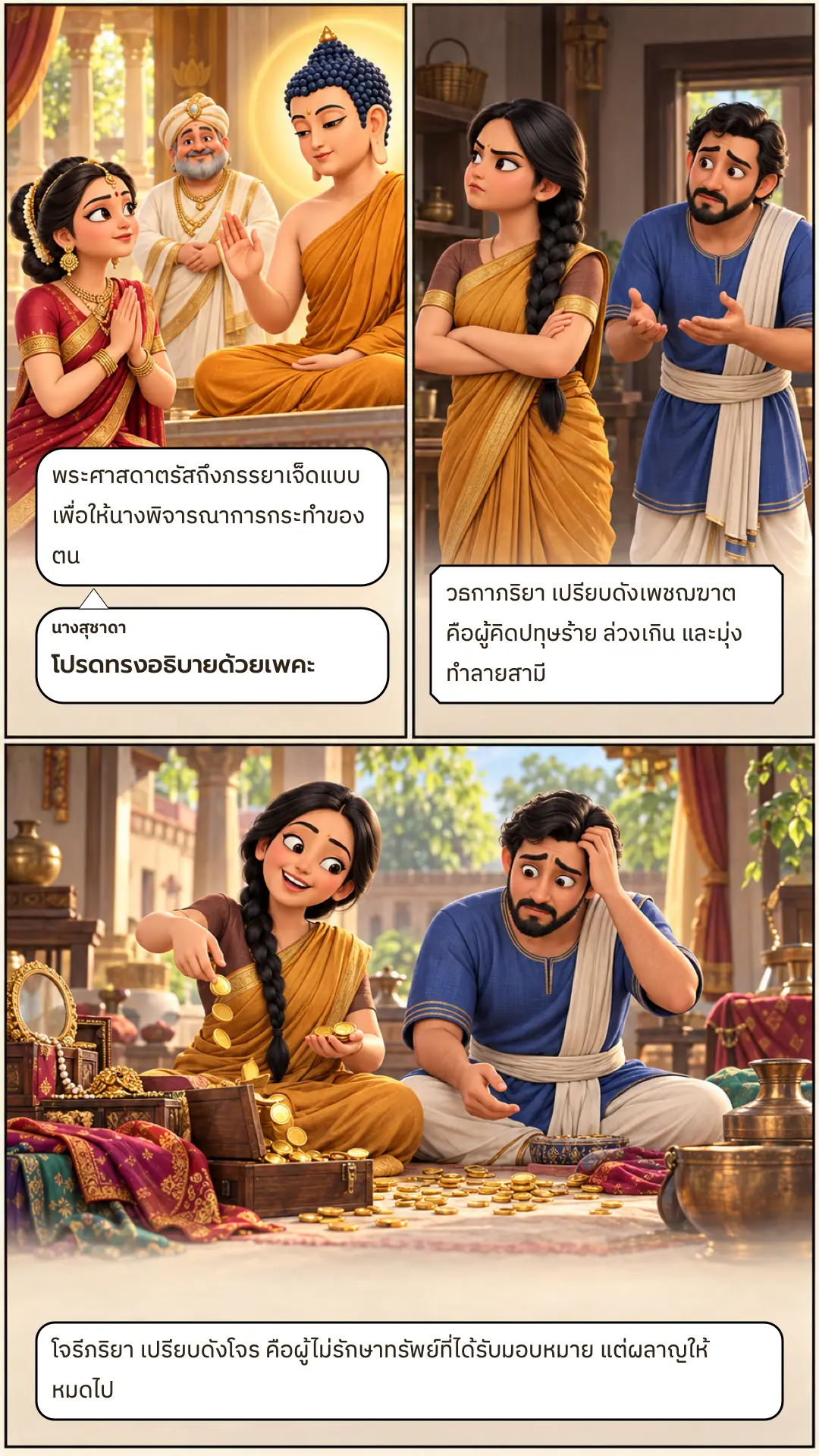 สุชาตาชาดก ตอนที่ ๑ หน้า ๓