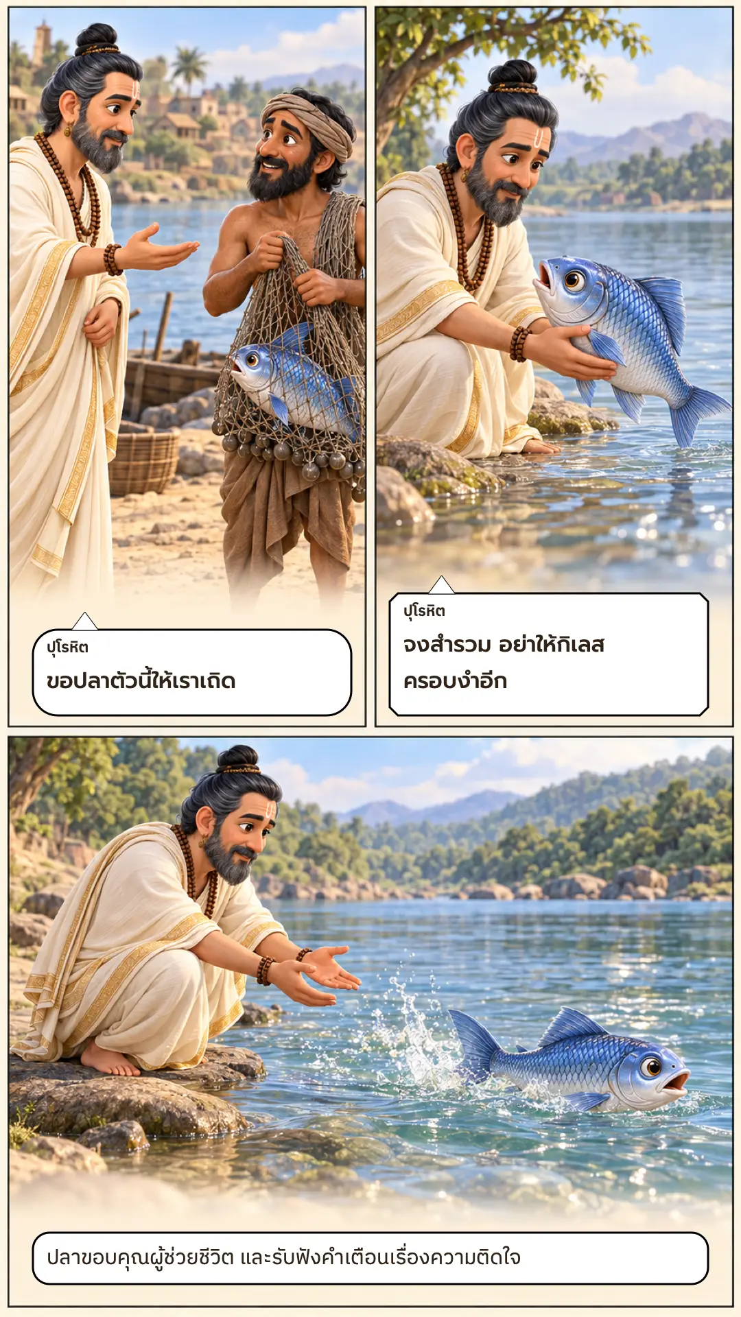 มัจฉชาดก ตอนที่ ๑ หน้า ๖