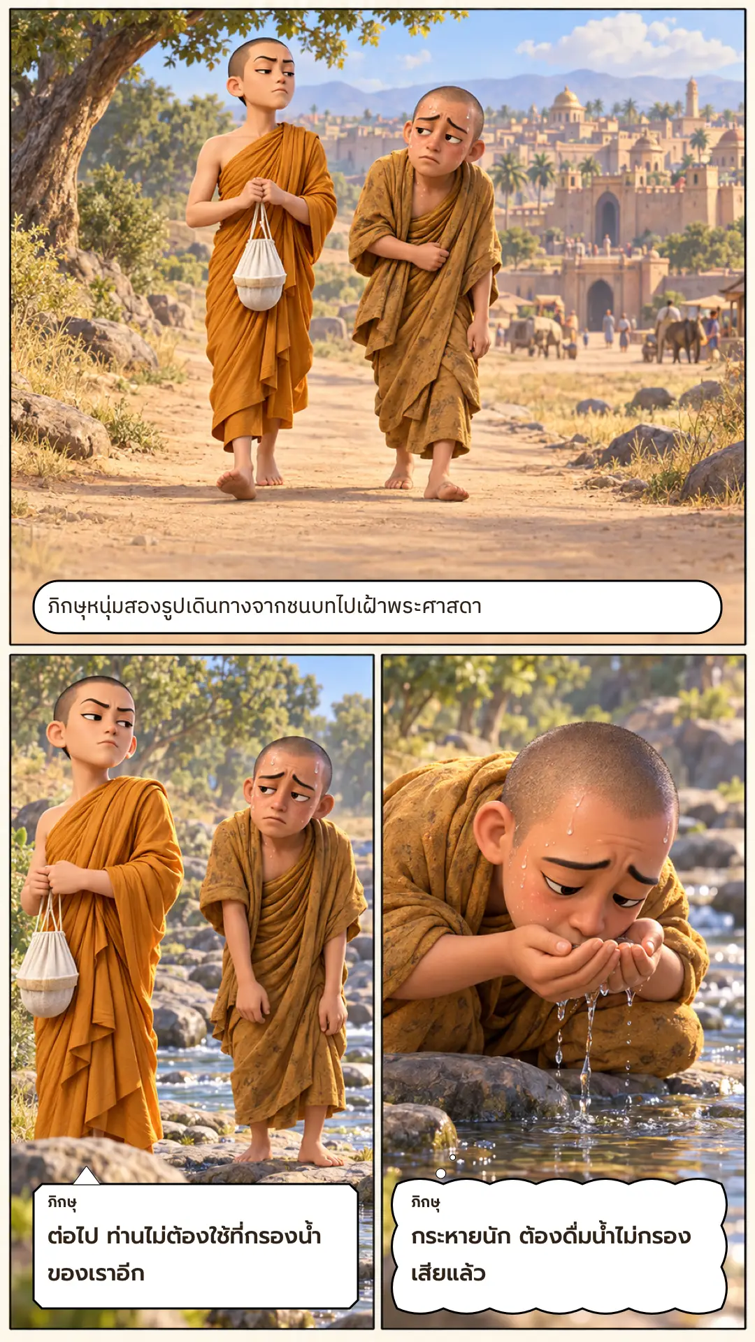 กุลาวกชาดก ตอนที่ ๑ หน้า ๒