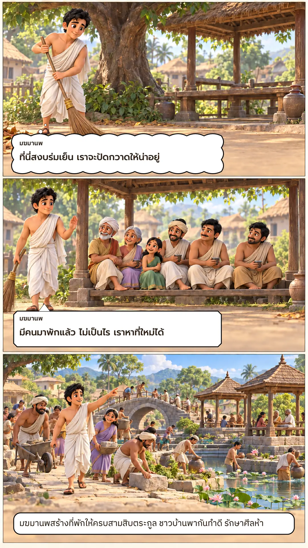 กุลาวกชาดก ตอนที่ ๑ หน้า ๔