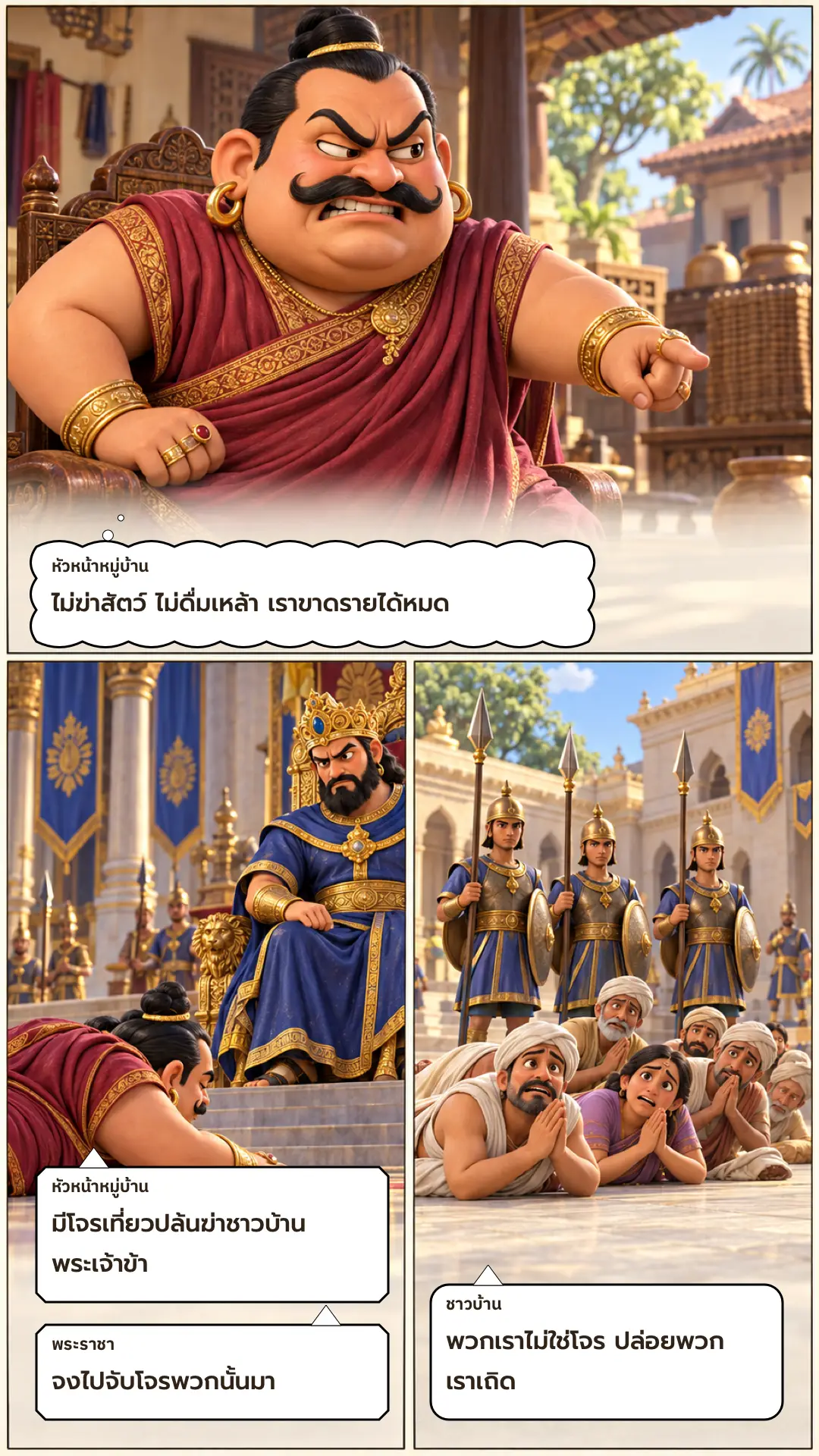 กุลาวกชาดก ตอนที่ ๑ หน้า ๕