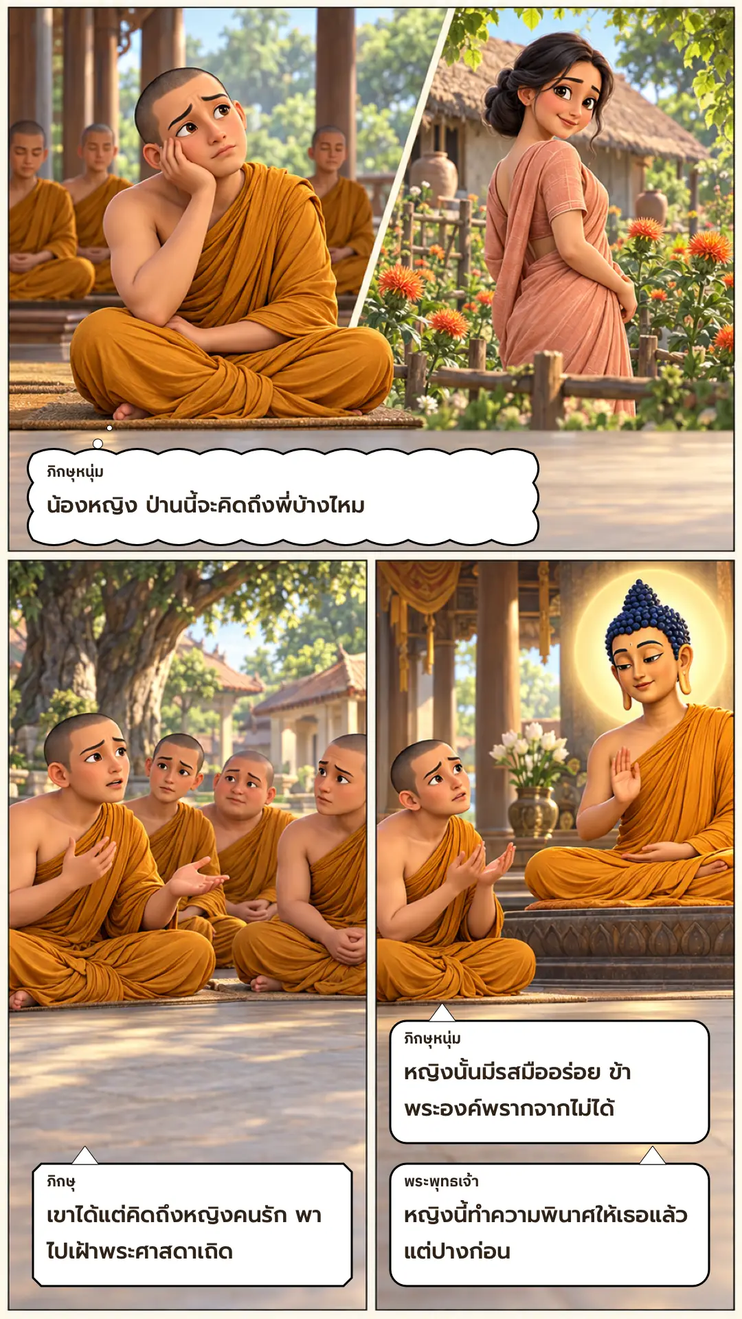 บุปผรัตตชาดก ตอนที่ ๑ หน้า ๒