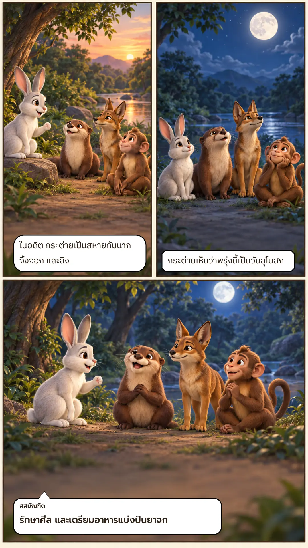 สสปัณฑิตชาดก ตอนที่ ๑ หน้า ๓