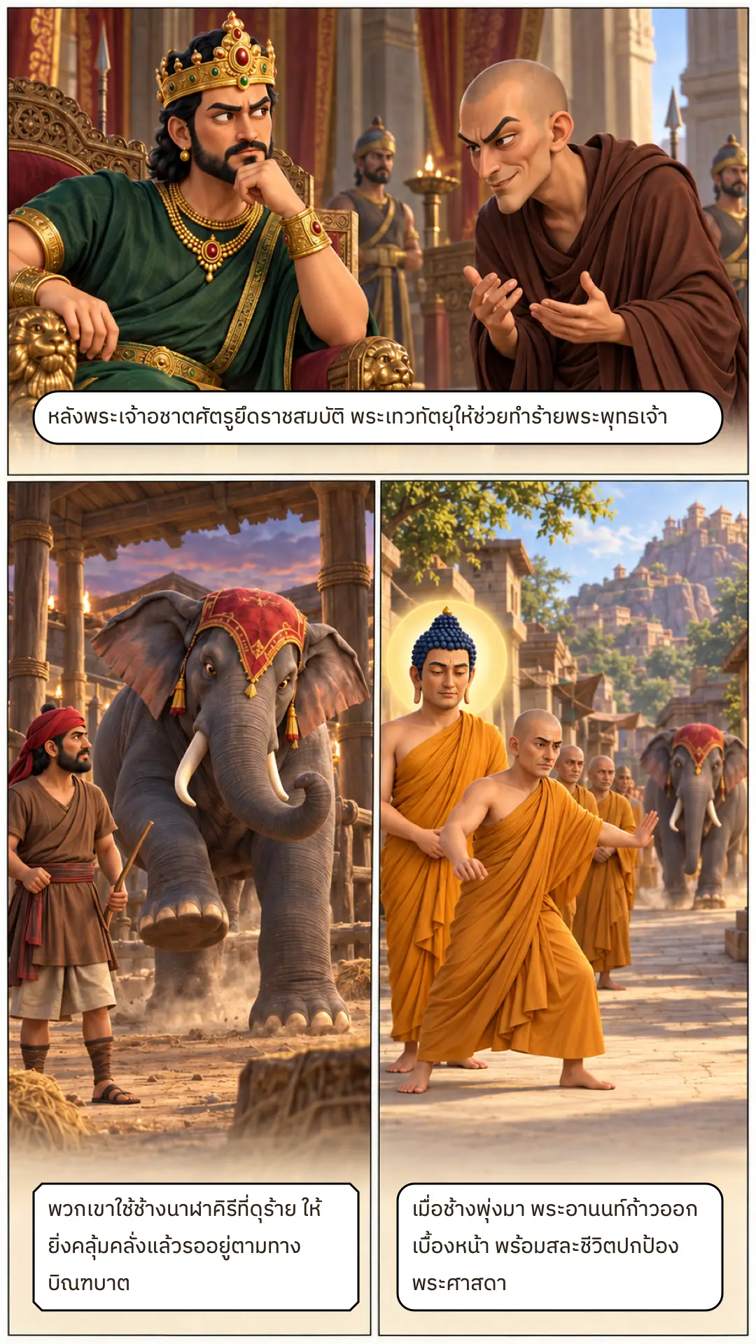 โรหนมิคชาดก ตอนที่ ๑ หน้า ๒