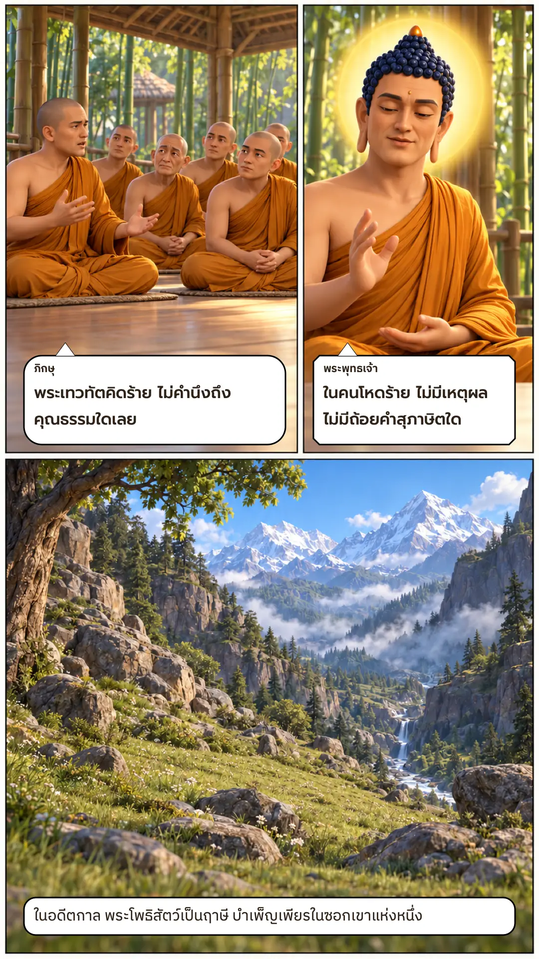 ทีปิชาดก ตอนที่ ๑ หน้า ๒
