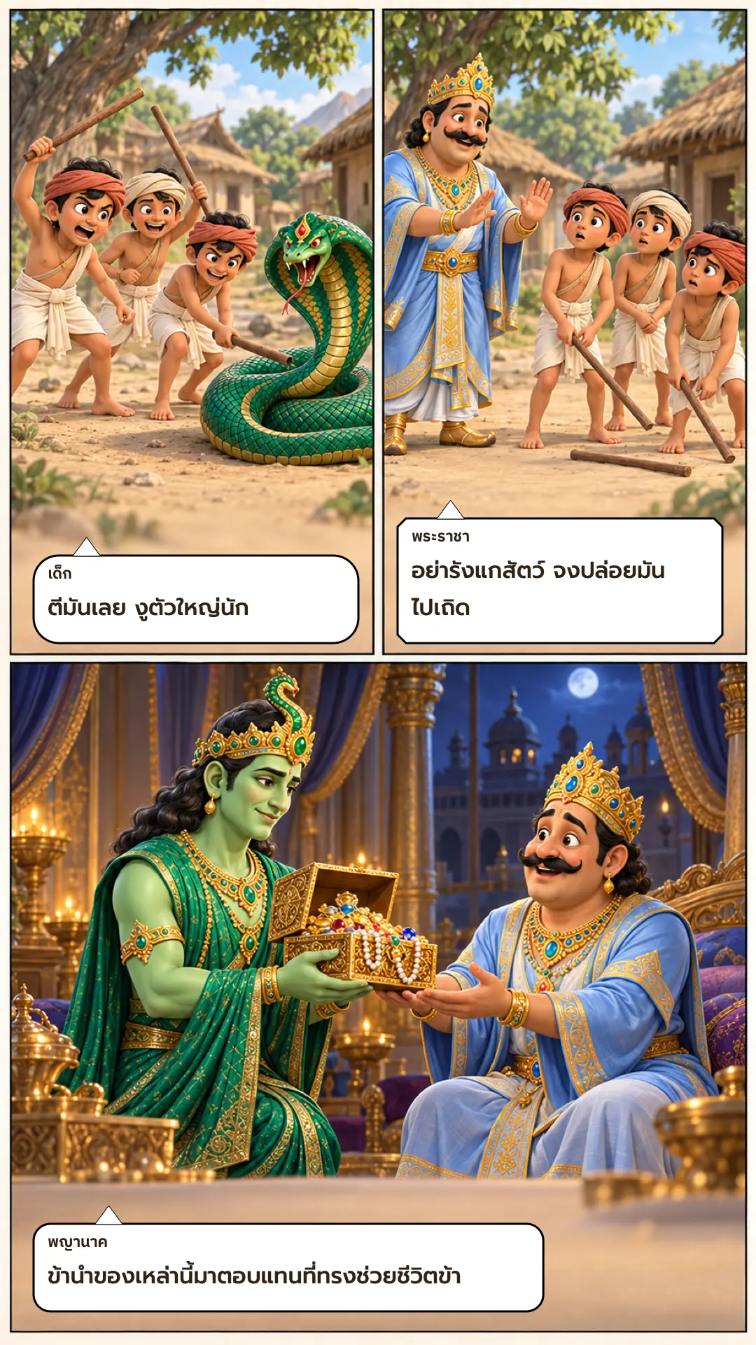ขุรปุตตชาดก ตอนที่ ๑ หน้า ๓