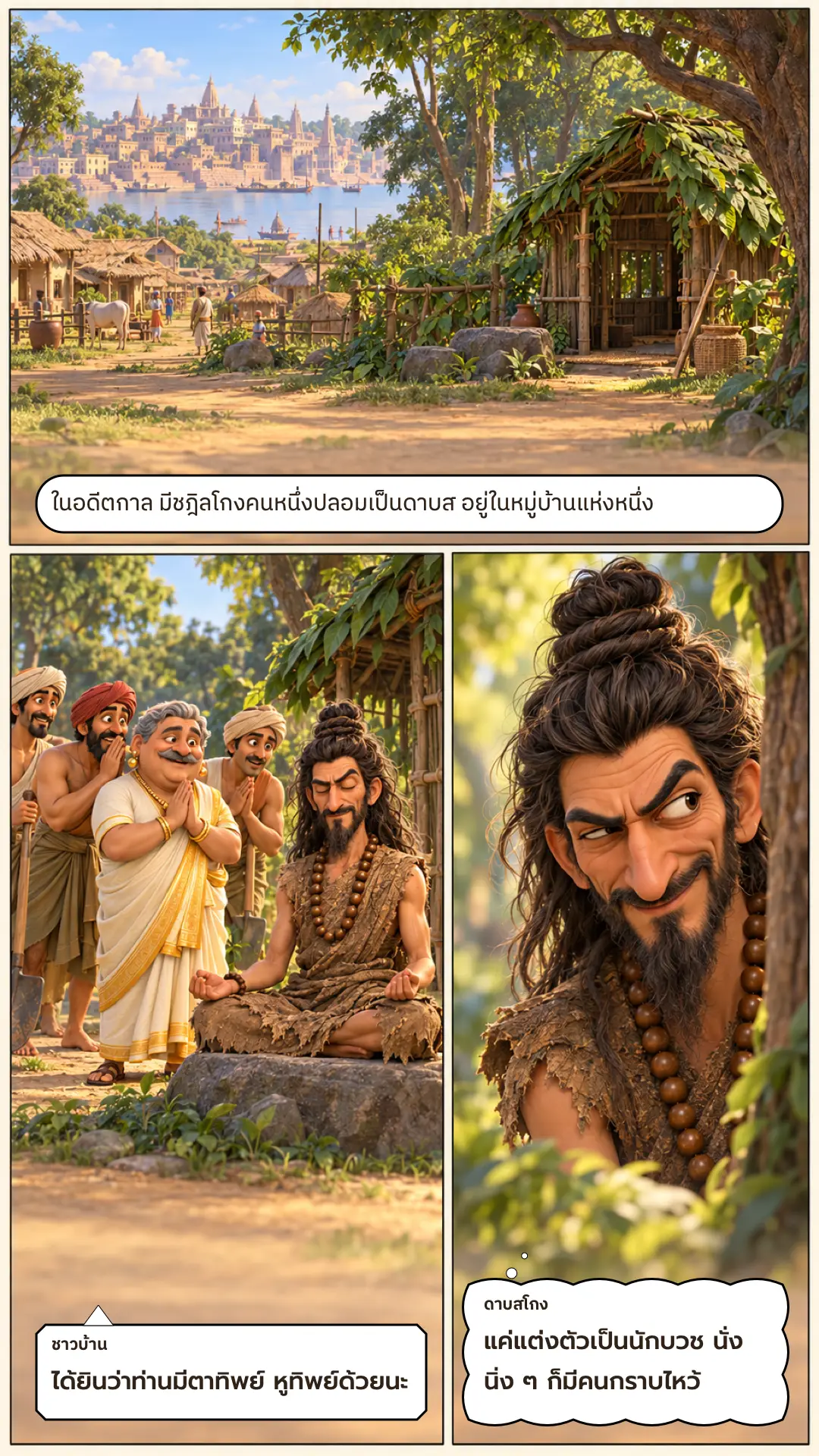 กุหกชาดก ตอนที่ ๑ หน้า ๒