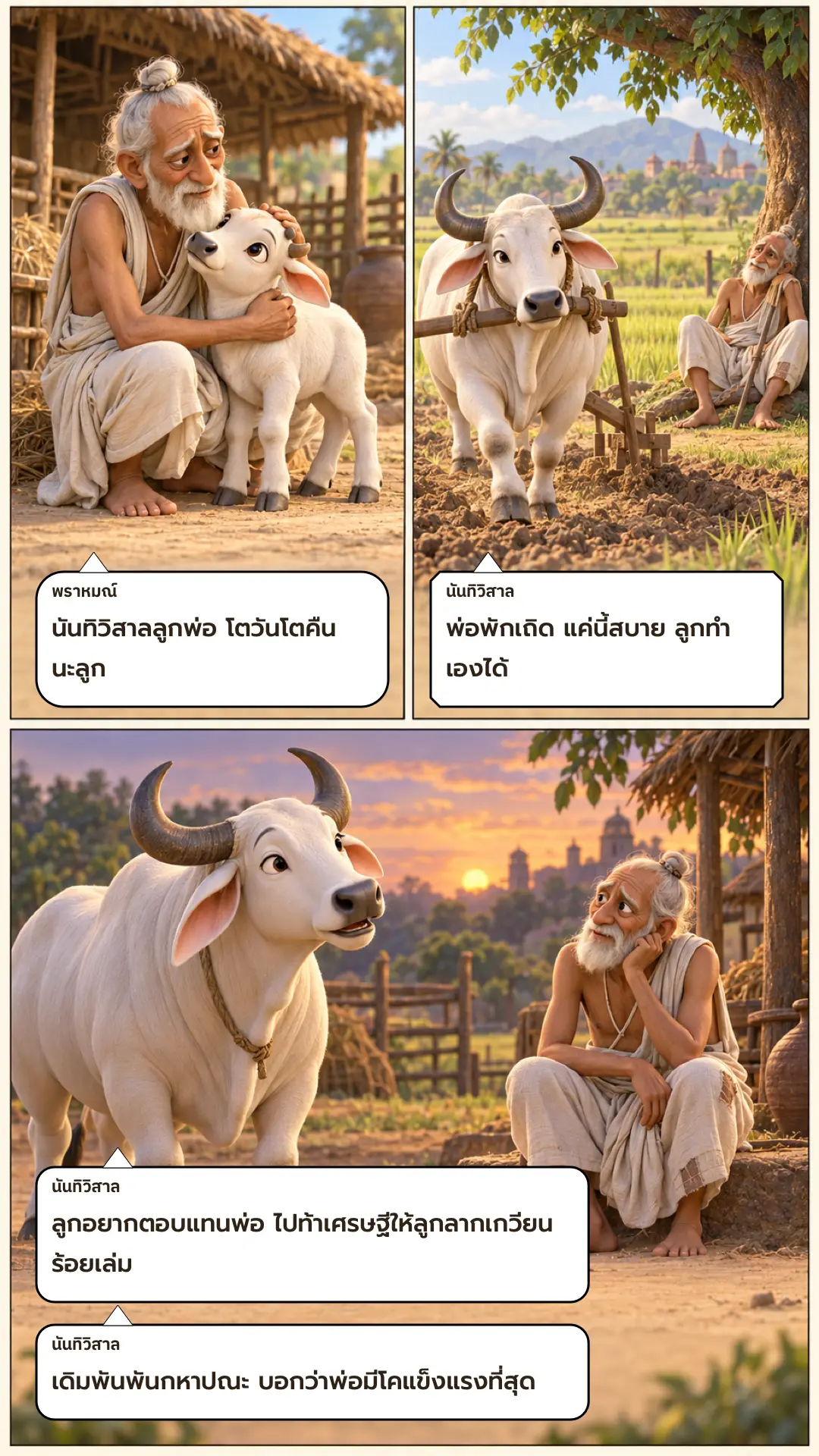 นันทิวิสาลชาดก ตอนที่ ๑ หน้า ๓