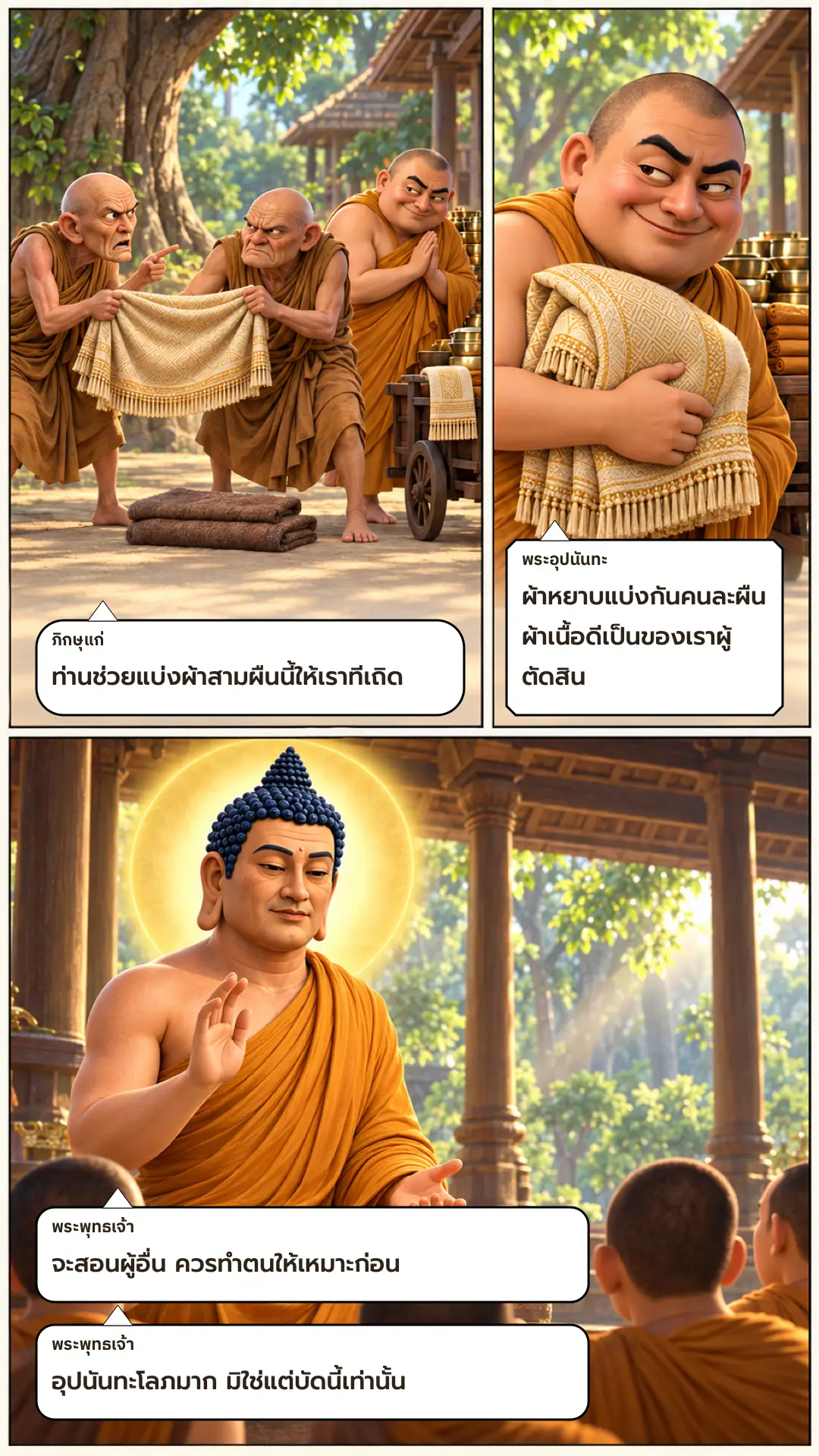 ทัพพปุปผชาดก ตอนที่ ๑ หน้า ๓