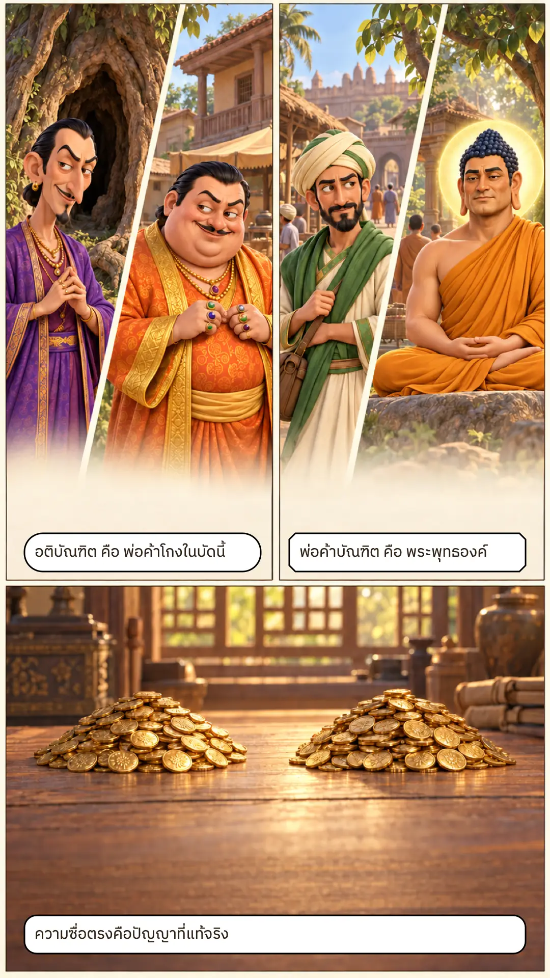 กูฏวาณิชชาดก ตอนที่ ๑ หน้า ๙