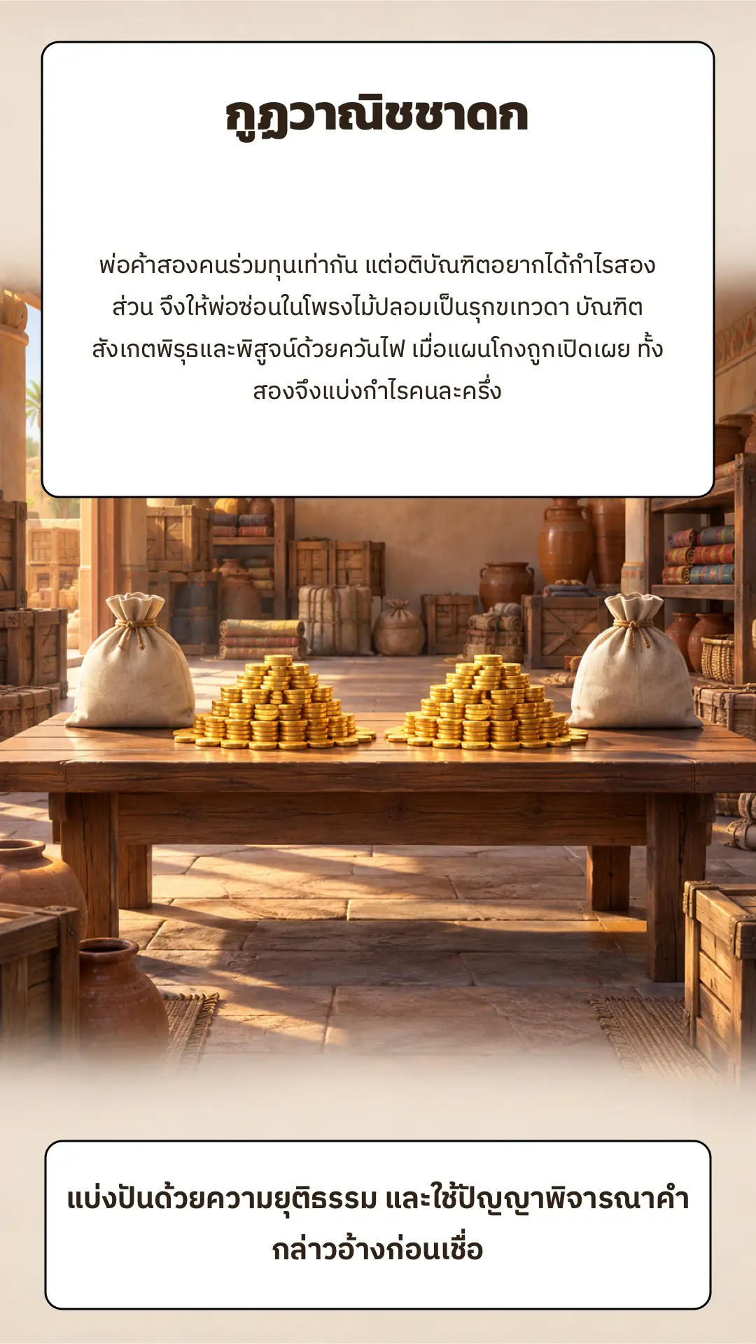 กูฏวาณิชชาดก ตอนที่ ๑ หน้า ๑๐