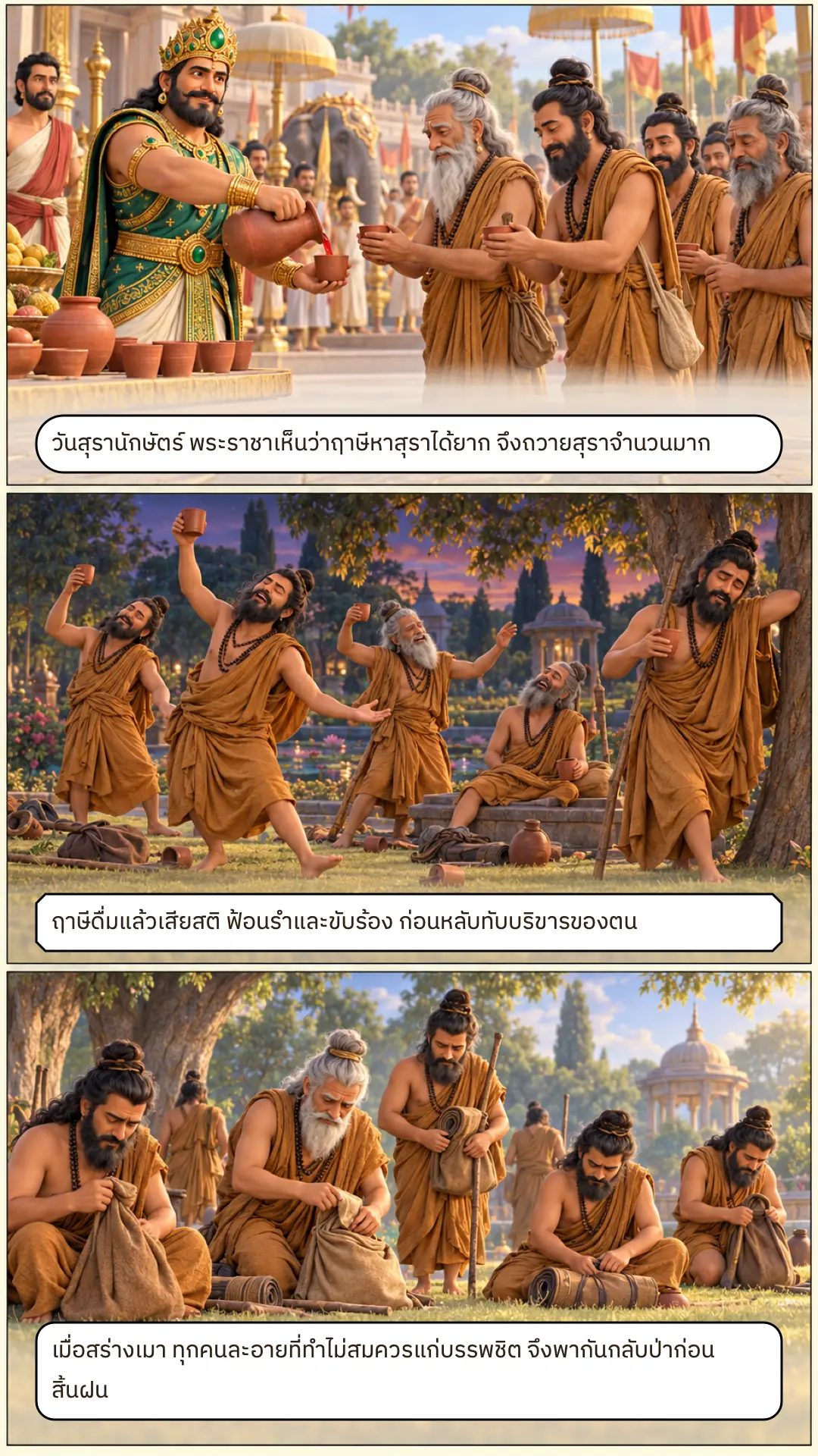 สุราปานชาดก ตอนที่ ๑ หน้า ๘