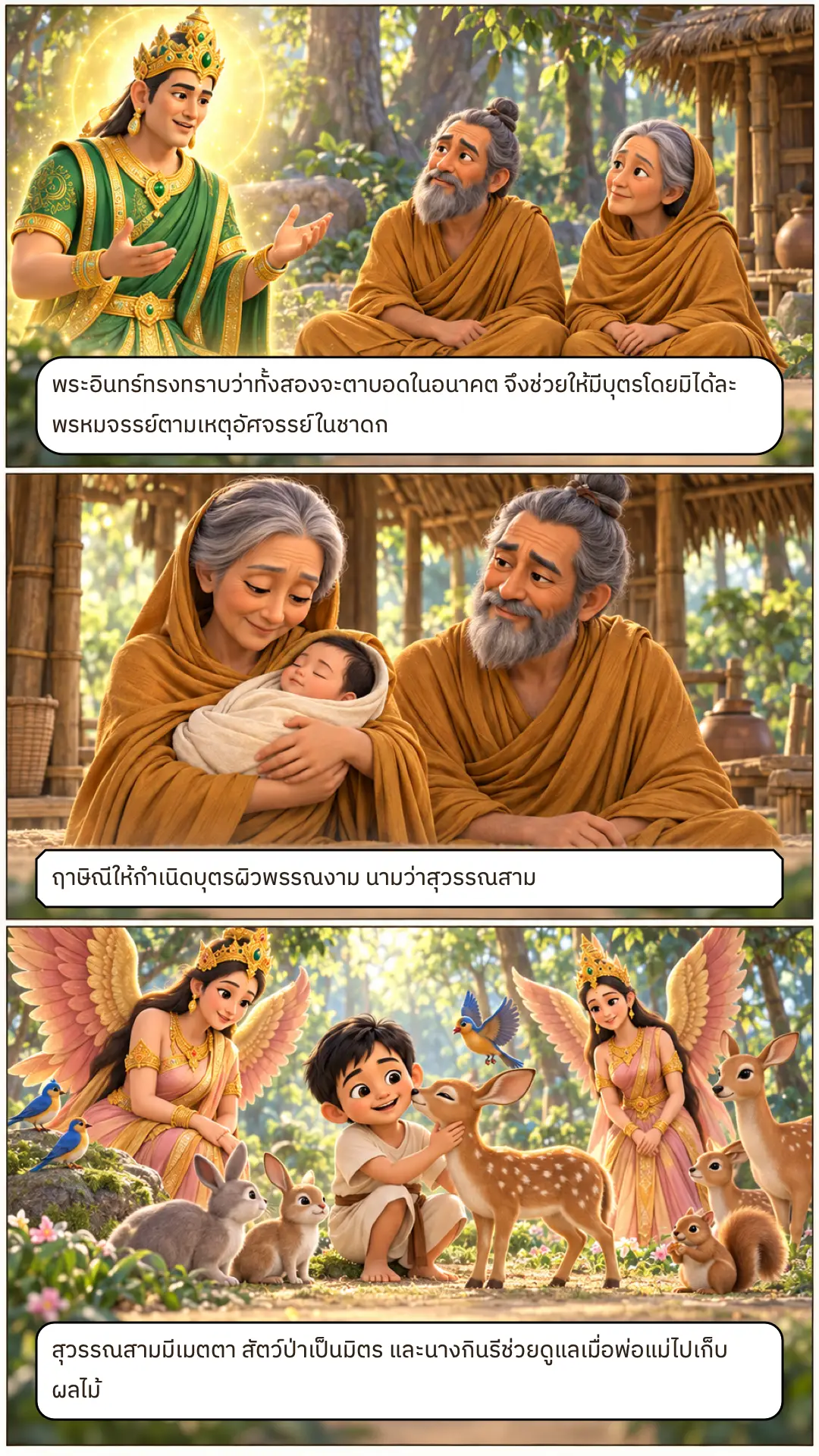 สุวรรณสามชาดก ตอนที่ ๑ หน้า ๔