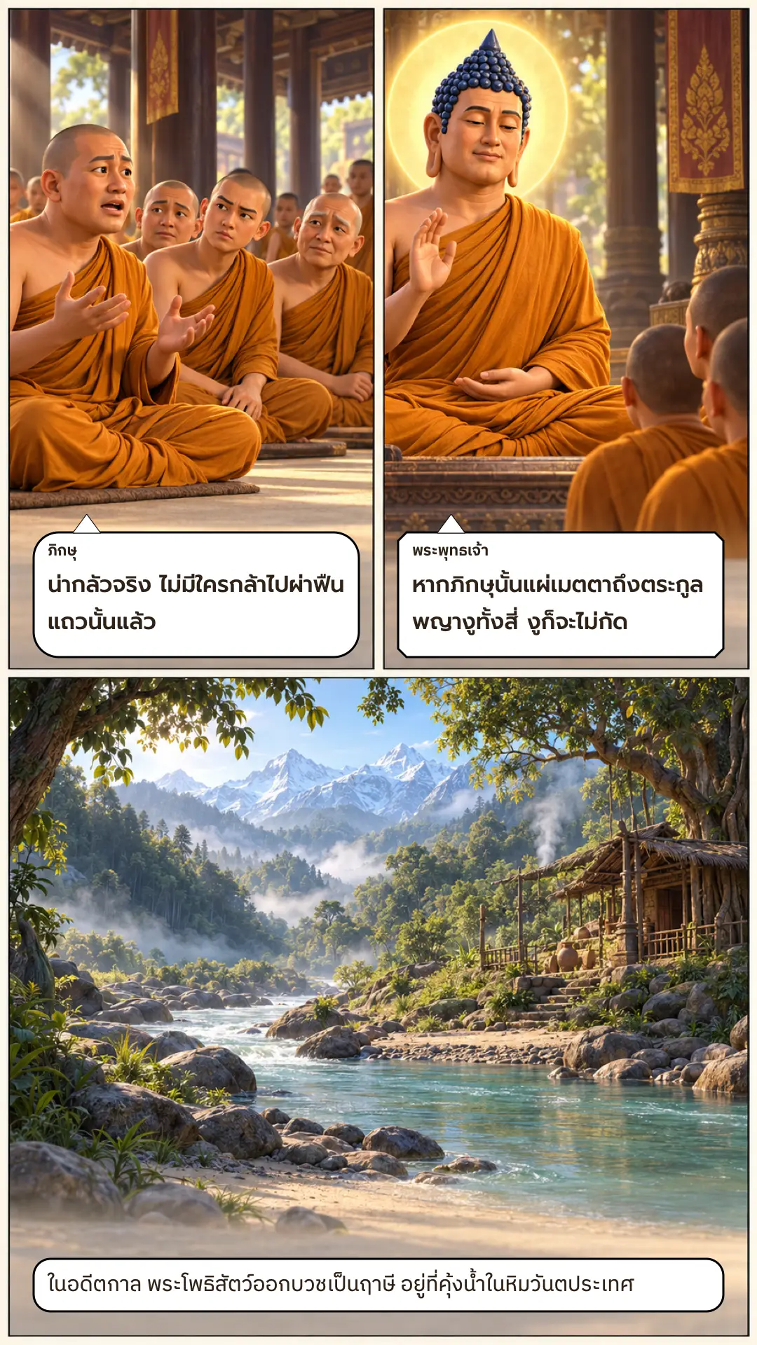 ขันธปริตตชาดก ตอนที่ ๑ หน้า ๓