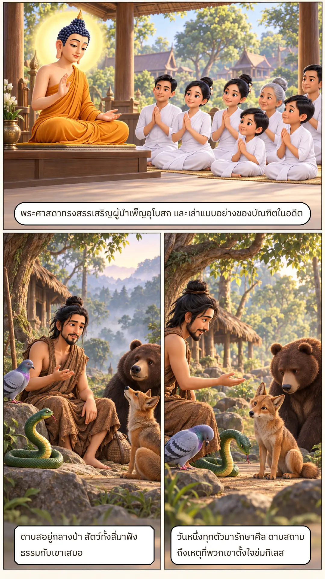 ปัญจุโปสถิกชาดก ตอนที่ ๑ หน้า ๒