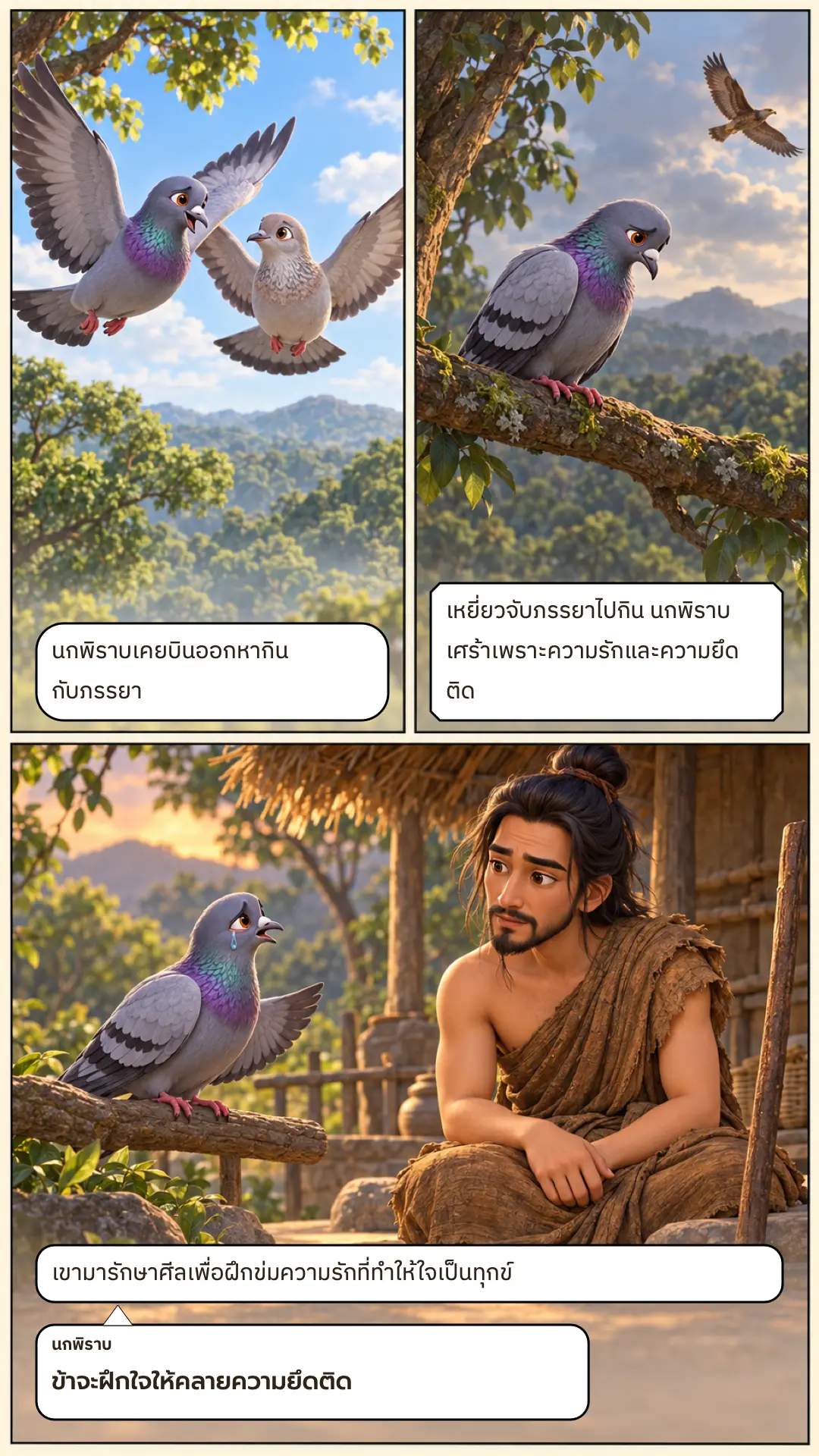 ปัญจุโปสถิกชาดก ตอนที่ ๑ หน้า ๓