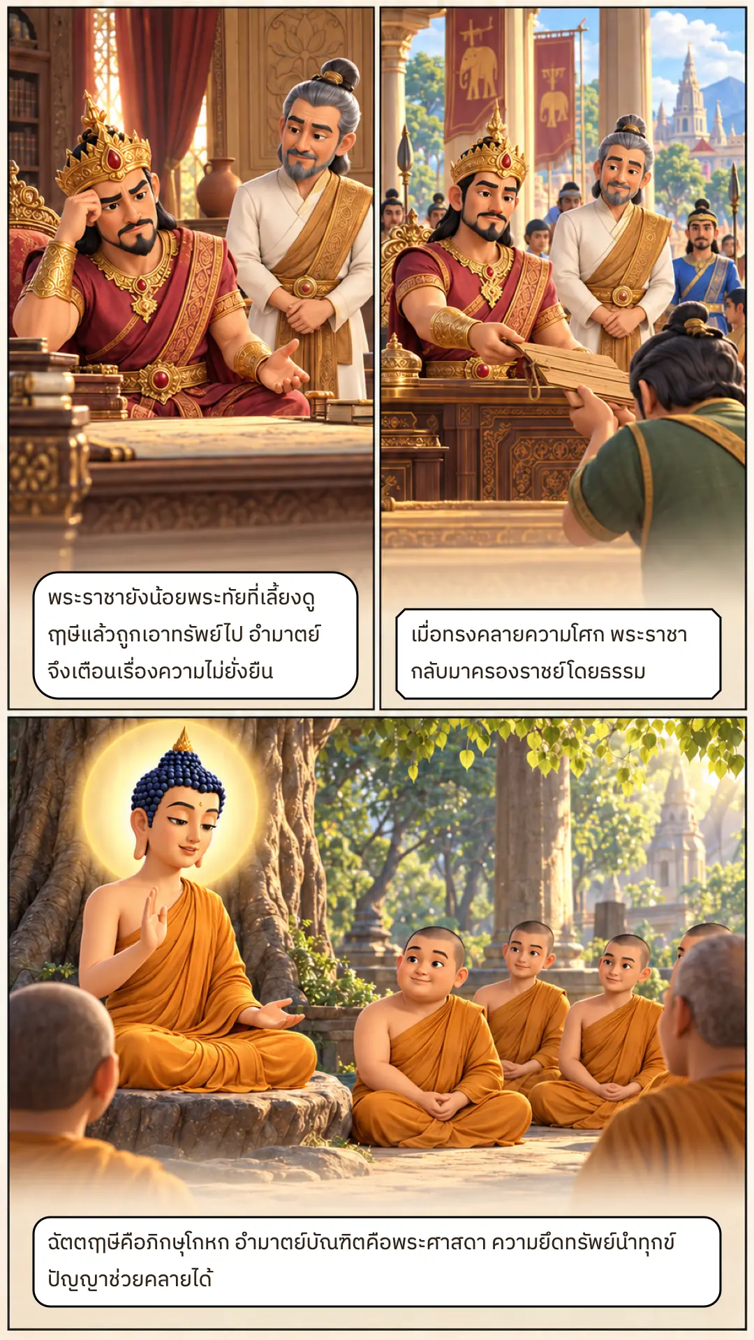 พรหาฉัตตชาดก ตอนที่ ๑ หน้า ๙