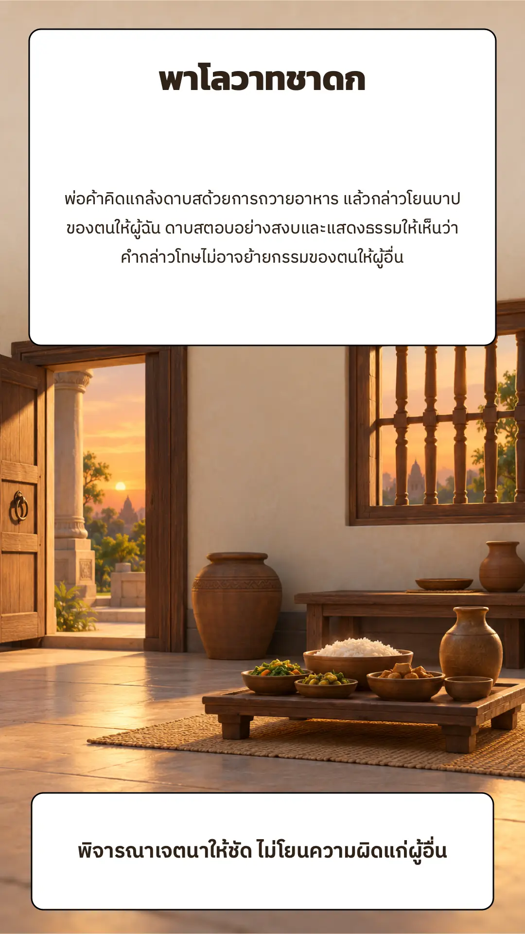 พาโลวาทชาดก ตอนที่ ๑ หน้า ๖
