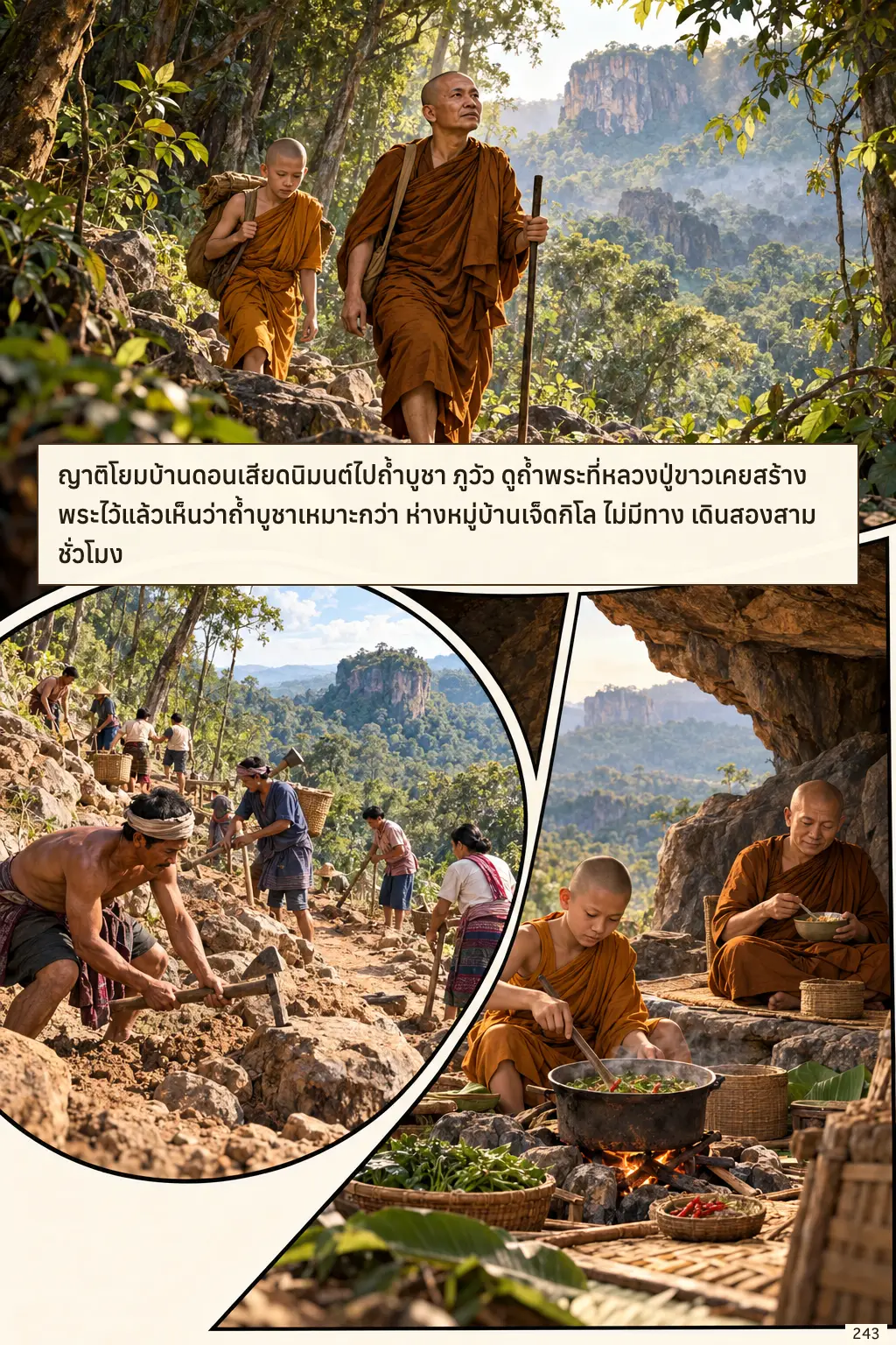พระอาจารย์จวน กุลเชฏฺโฐ ตอนที่ ๑ หน้า ๒๔๔