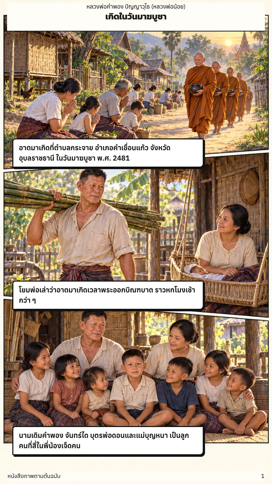หลวงพ่อคำพอง ปัญญาวุโธ ตอนที่ ๑ หน้า ๒