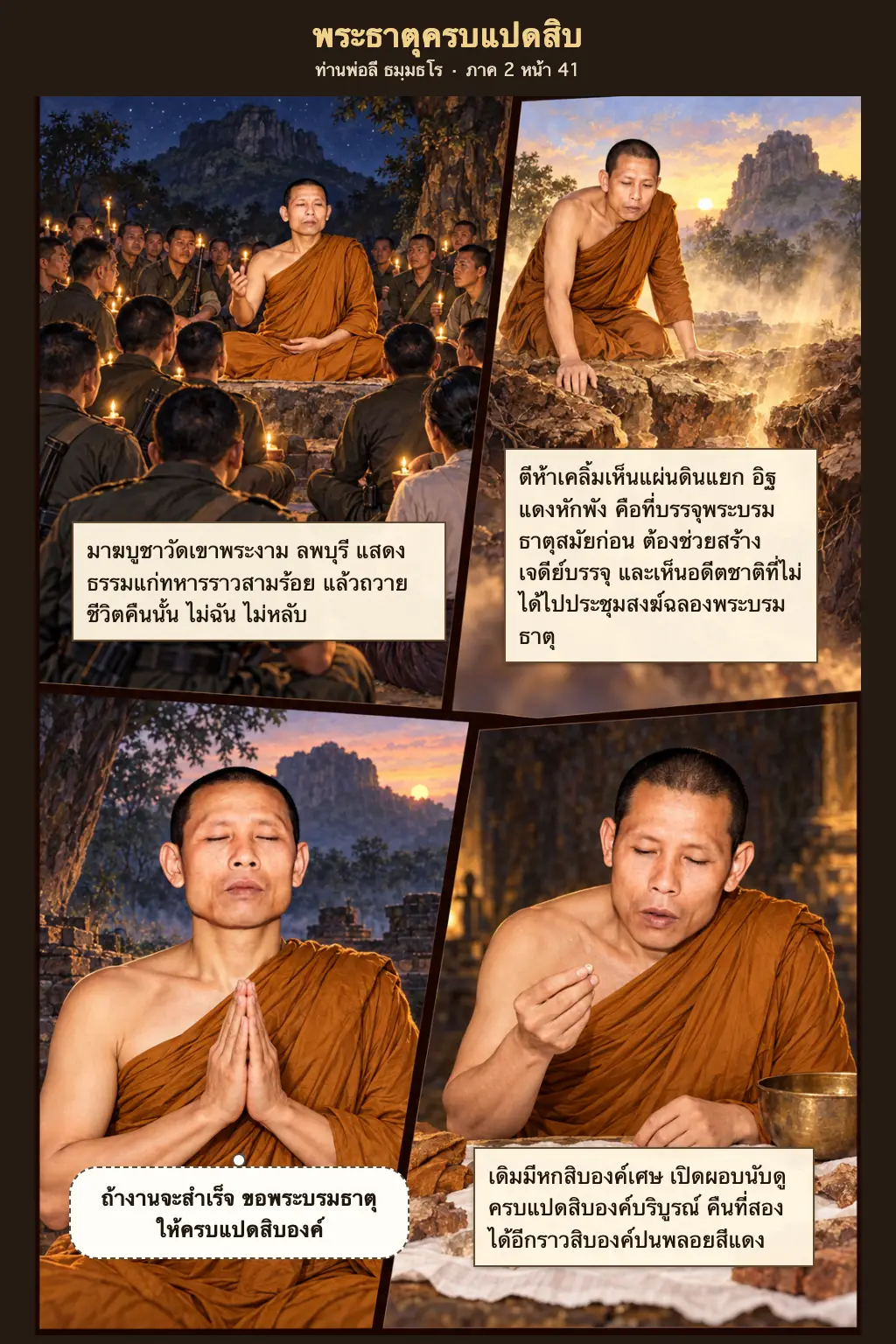 ท่านพ่อลี ธมฺมธโร ตอนที่ ๒ หน้า ๔๒