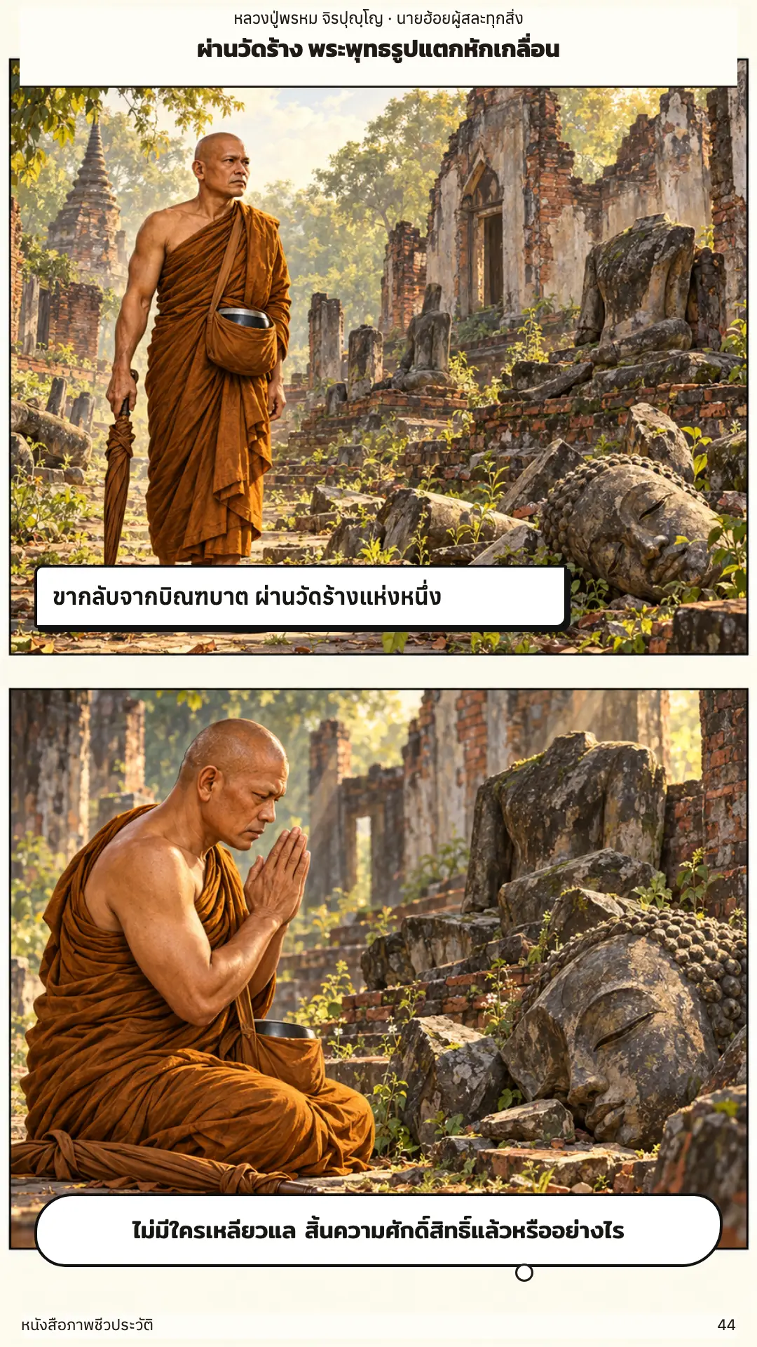 หลวงปู่พรหม จิรปุญฺโญ ตอนที่ ๑ หน้า ๔๕