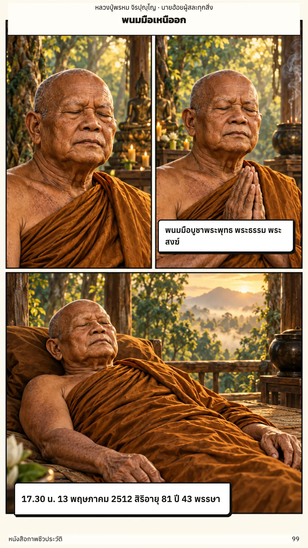 หลวงปู่พรหม จิรปุญฺโญ ตอนที่ ๑ หน้า ๑๐๐