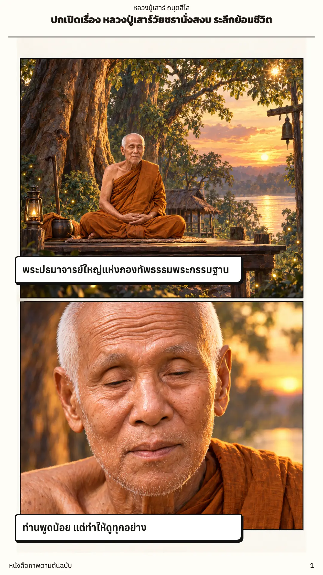 หลวงปู่เสาร์ กนฺตสีโล ตอนที่ ๑ หน้า ๒