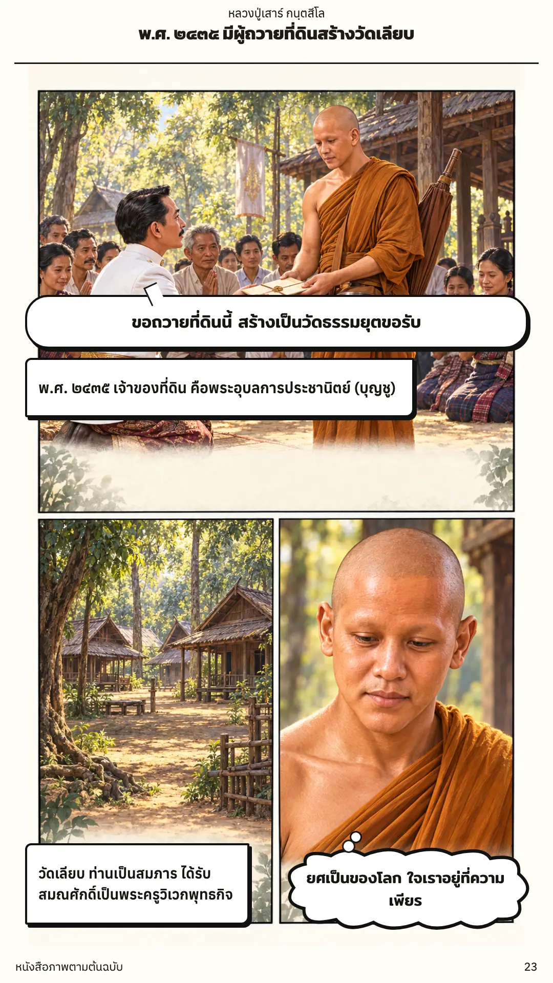 หลวงปู่เสาร์ กนฺตสีโล ตอนที่ ๑ หน้า ๒๔