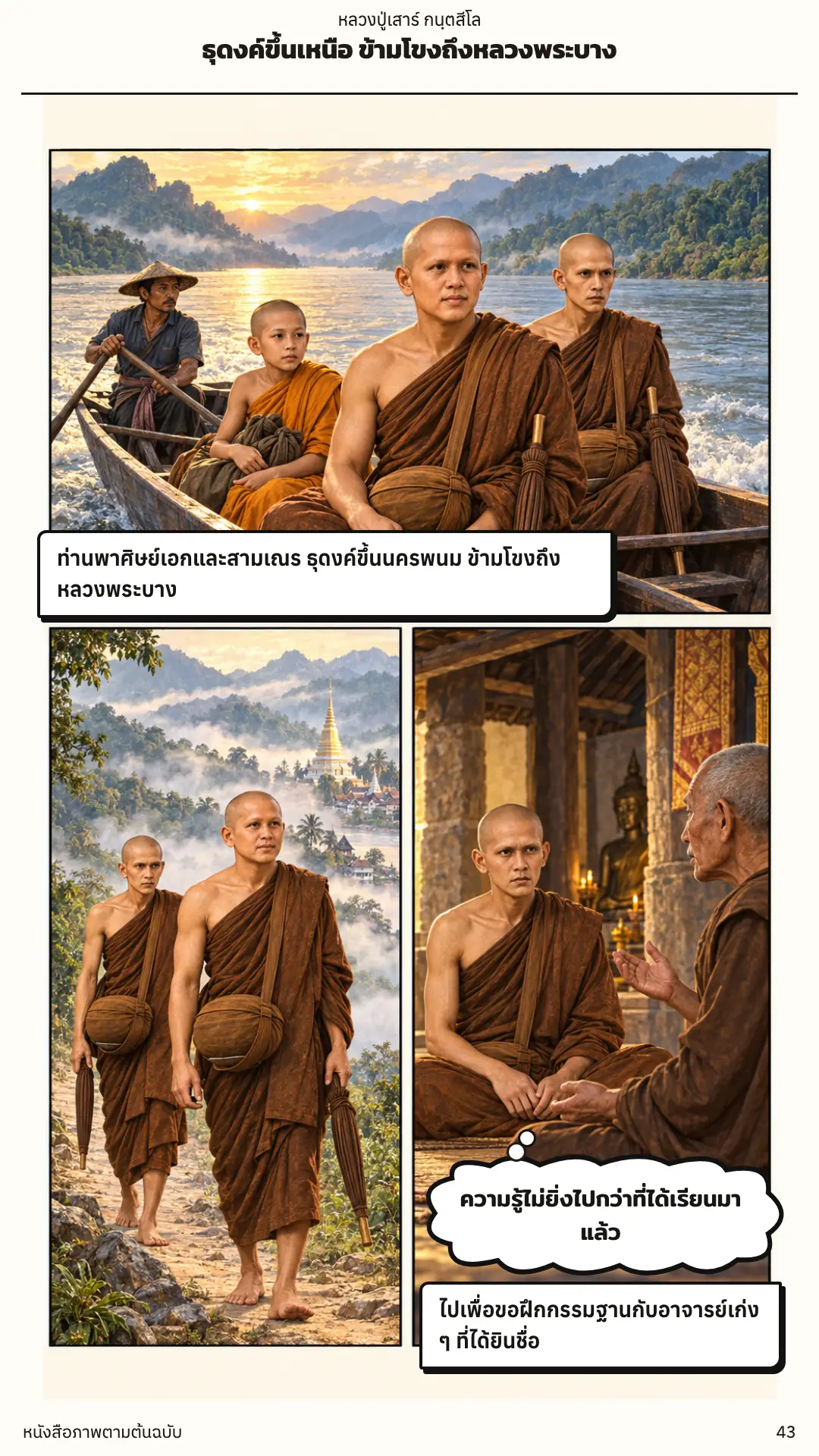 หลวงปู่เสาร์ กนฺตสีโล ตอนที่ ๑ หน้า ๔๔