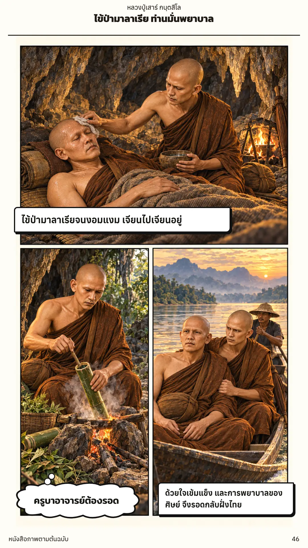 หลวงปู่เสาร์ กนฺตสีโล ตอนที่ ๑ หน้า ๔๗