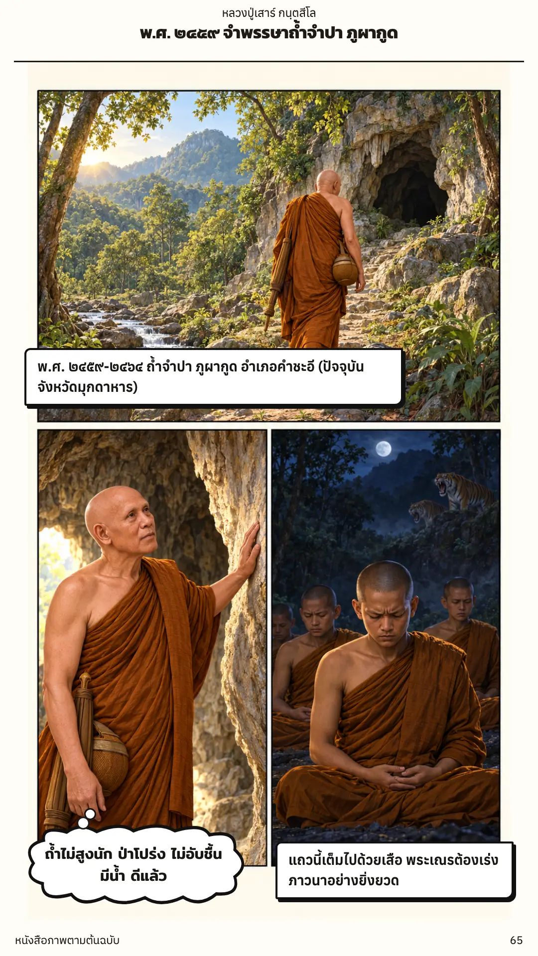 หลวงปู่เสาร์ กนฺตสีโล ตอนที่ ๑ หน้า ๖๖