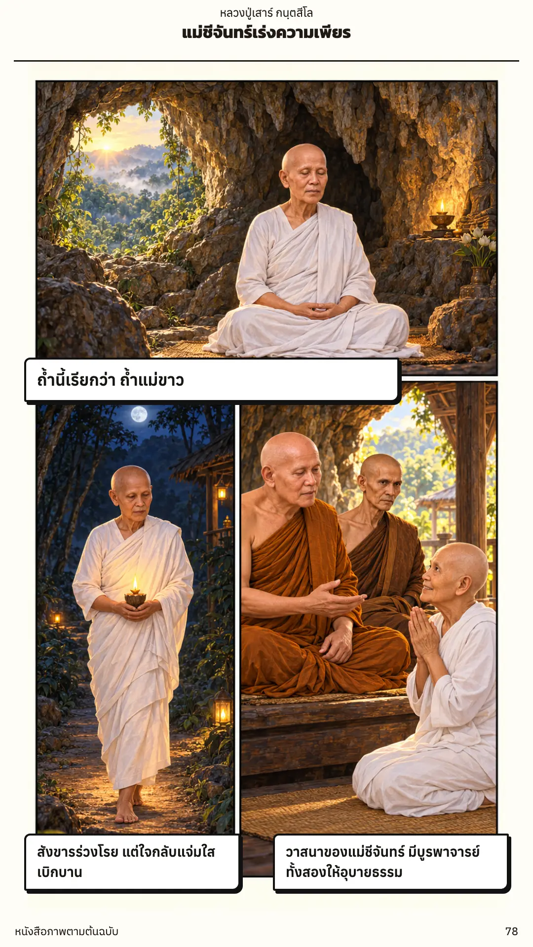 หลวงปู่เสาร์ กนฺตสีโล ตอนที่ ๑ หน้า ๗๙