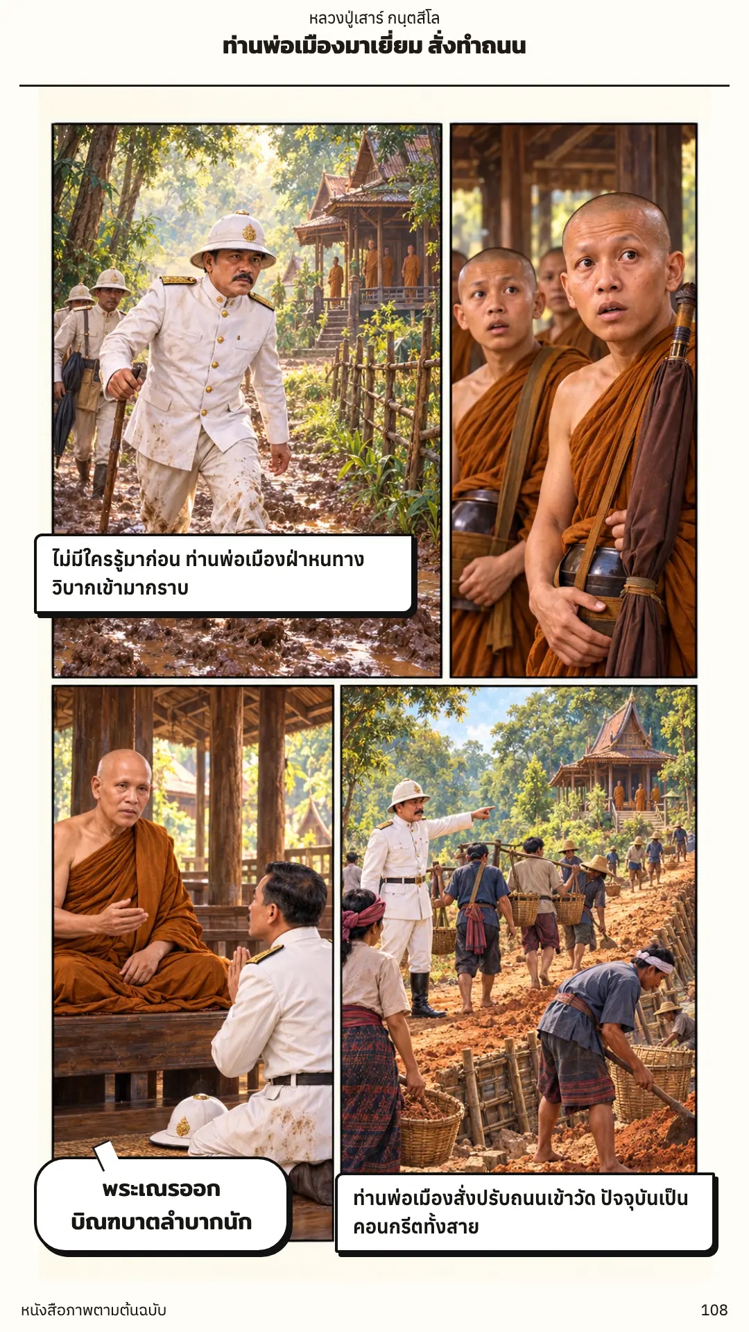 หลวงปู่เสาร์ กนฺตสีโล ตอนที่ ๑ หน้า ๑๐๙