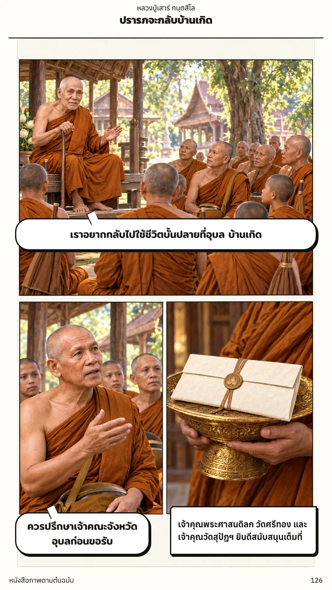 หลวงปู่เสาร์ กนฺตสีโล ตอนที่ ๑ หน้า ๑๒๗