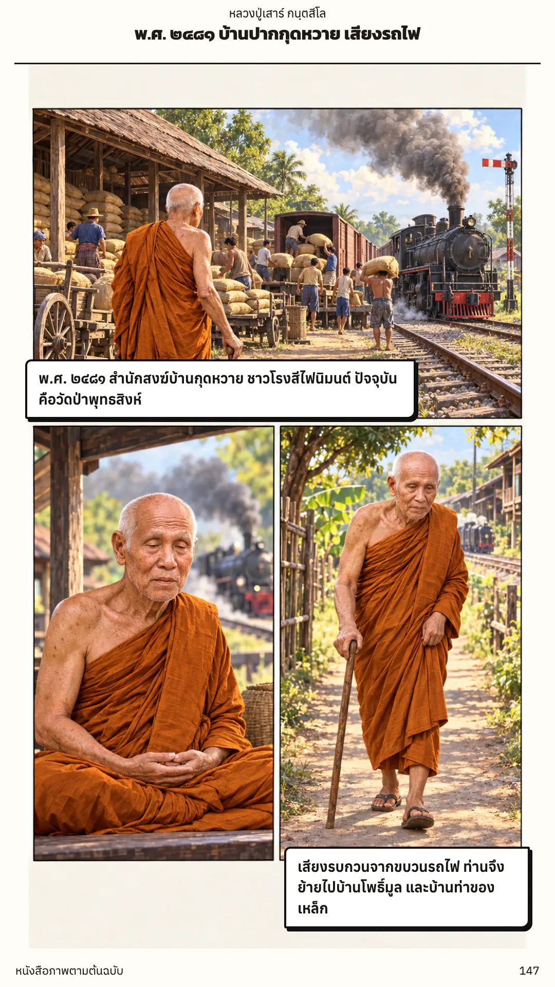หลวงปู่เสาร์ กนฺตสีโล ตอนที่ ๑ หน้า ๑๔๘