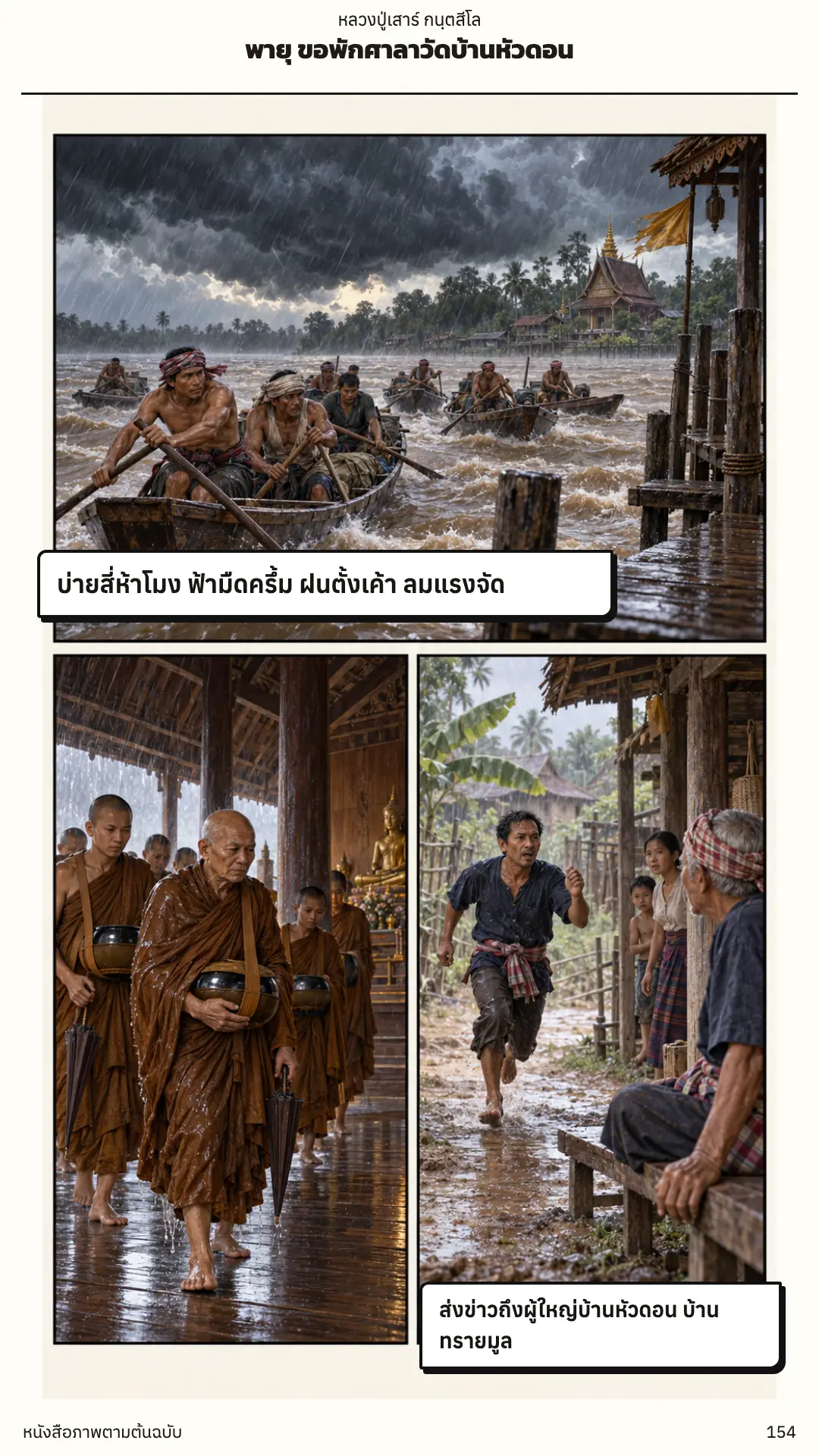 หลวงปู่เสาร์ กนฺตสีโล ตอนที่ ๑ หน้า ๑๕๕