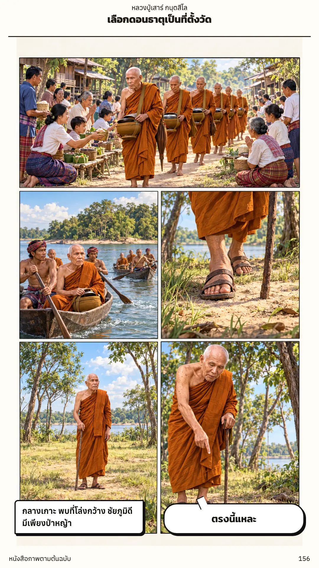 หลวงปู่เสาร์ กนฺตสีโล ตอนที่ ๑ หน้า ๑๕๗