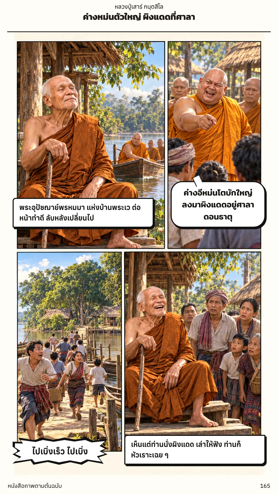 หลวงปู่เสาร์ กนฺตสีโล ตอนที่ ๑ หน้า ๑๖๖