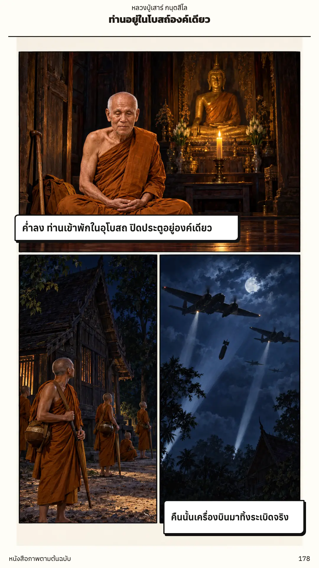 หลวงปู่เสาร์ กนฺตสีโล ตอนที่ ๑ หน้า ๑๗๙