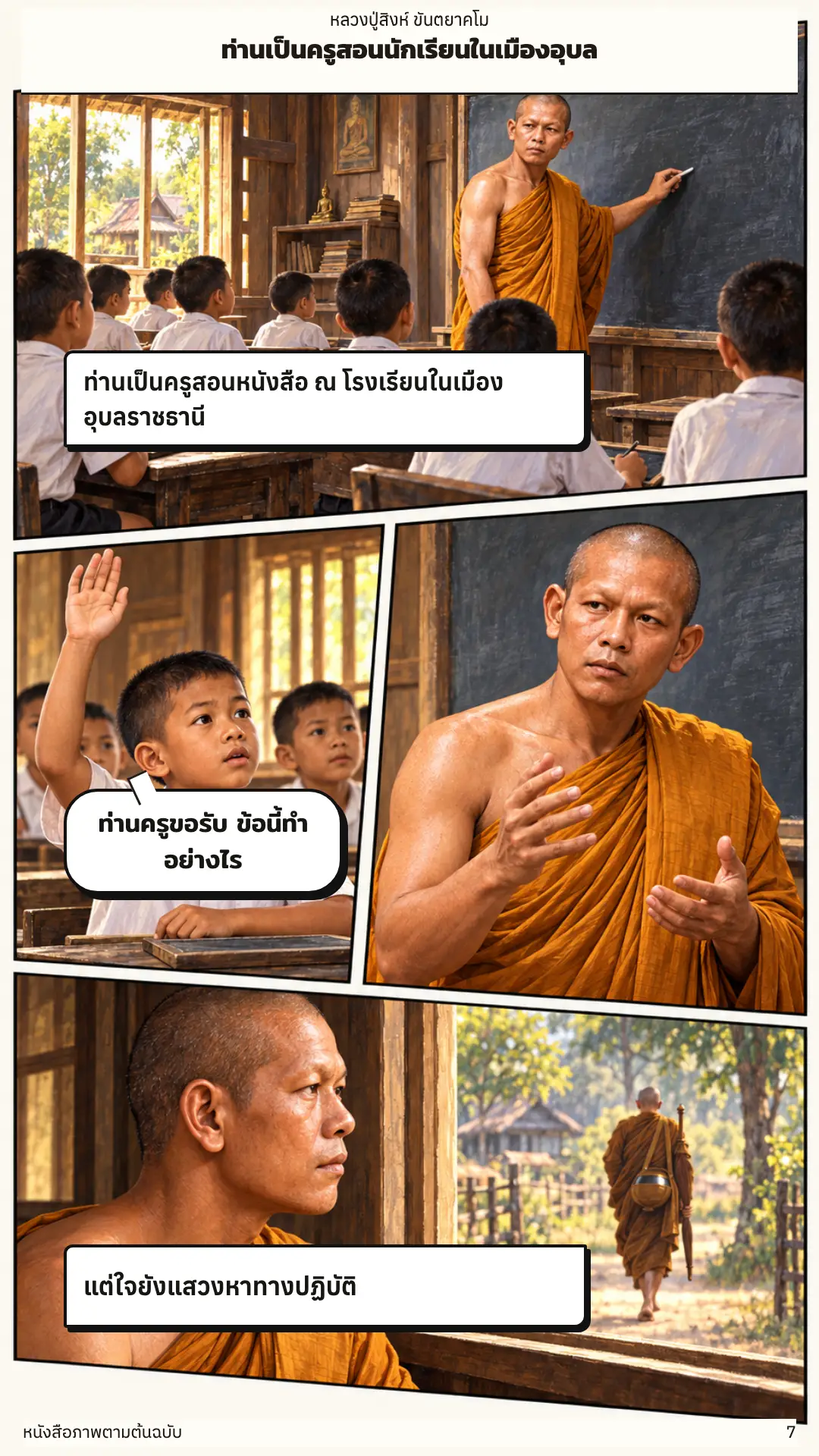 หลวงปู่สิงห์ ขันตยาคโม ตอนที่ ๑ หน้า ๘