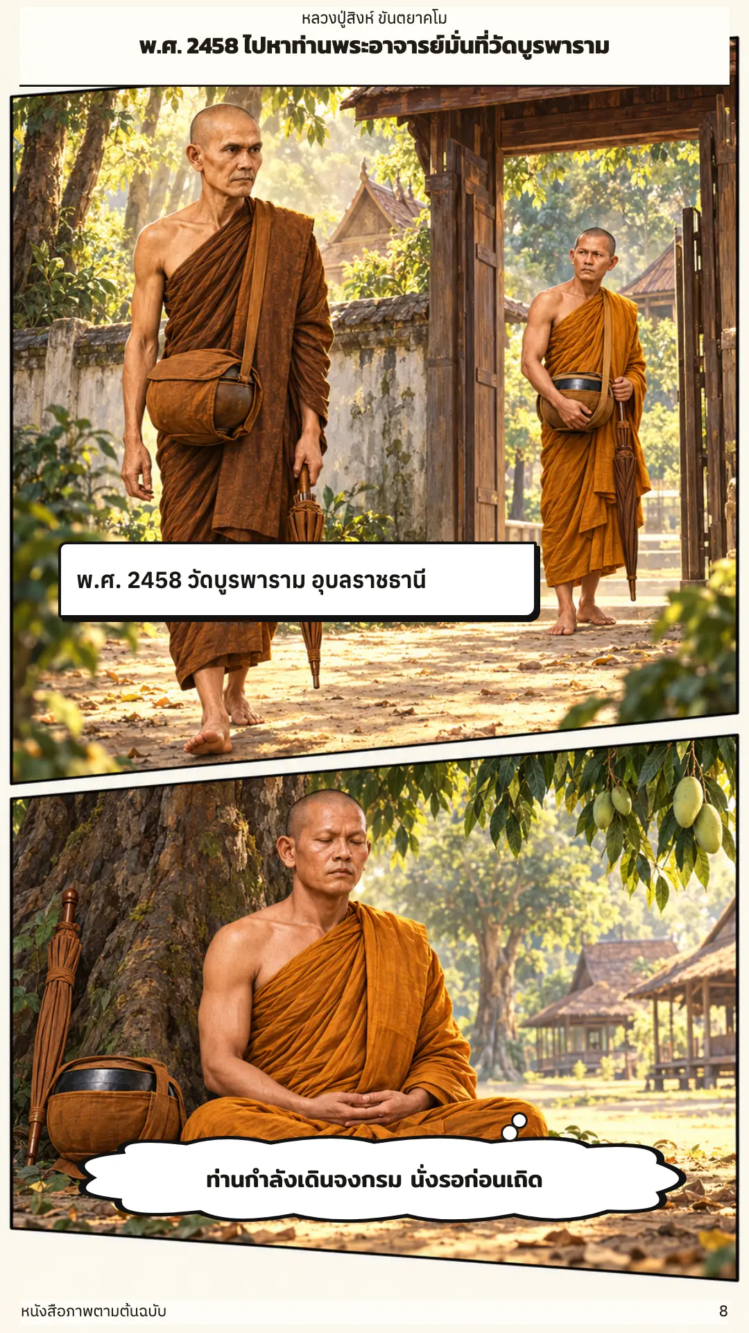 หลวงปู่สิงห์ ขันตยาคโม ตอนที่ ๑ หน้า ๙
