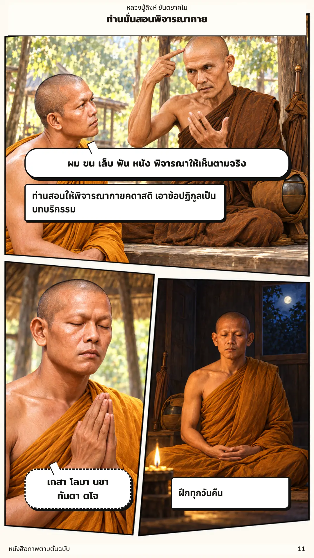 หลวงปู่สิงห์ ขันตยาคโม ตอนที่ ๑ หน้า ๑๒