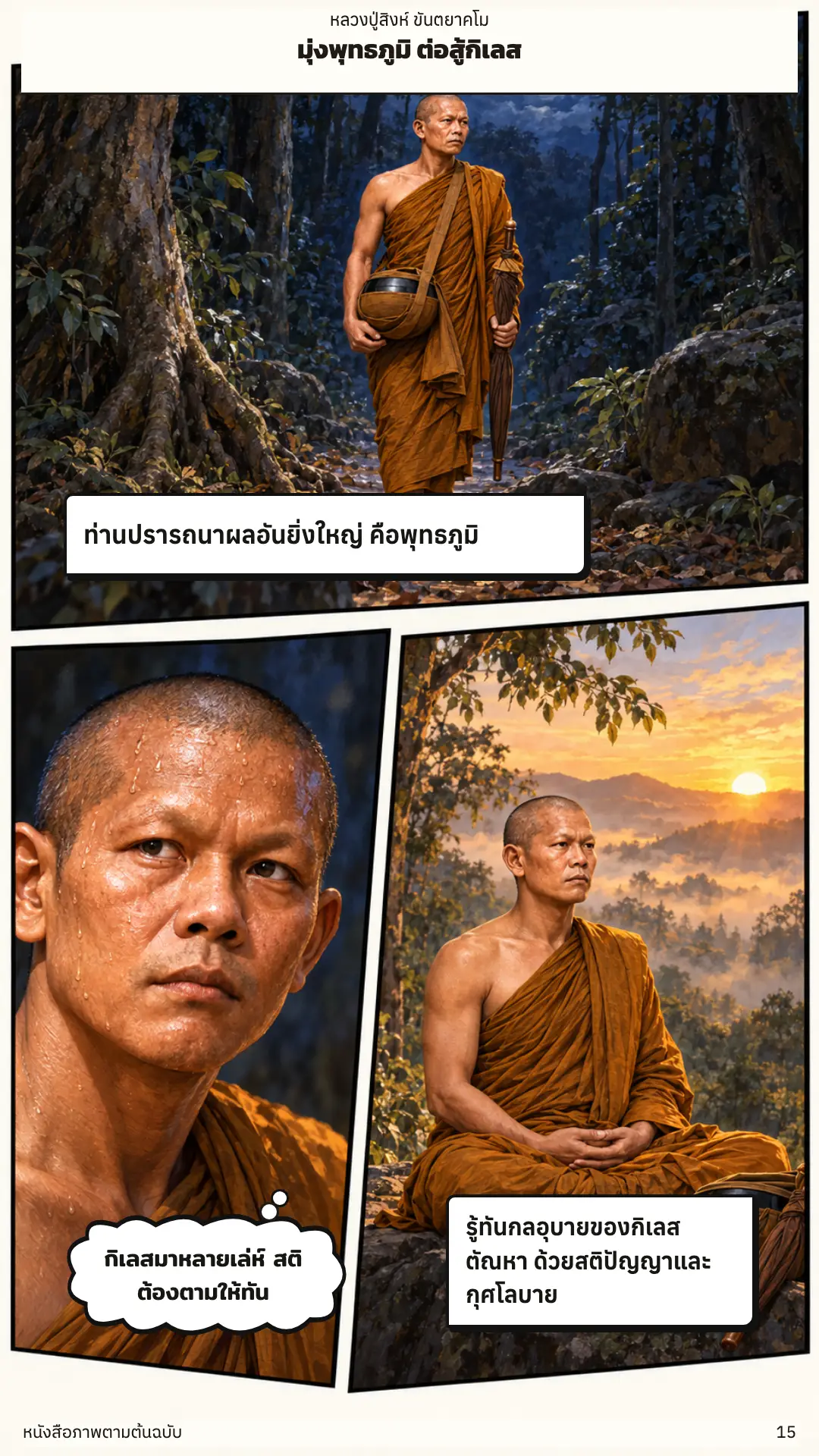 หลวงปู่สิงห์ ขันตยาคโม ตอนที่ ๑ หน้า ๑๖
